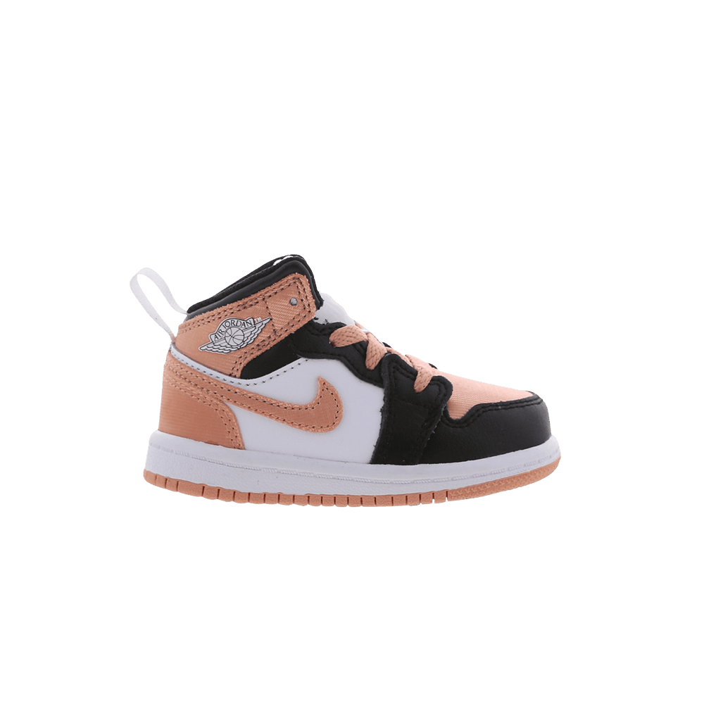 Air Jordan 1 Mid TD 'White Light Madder Root'