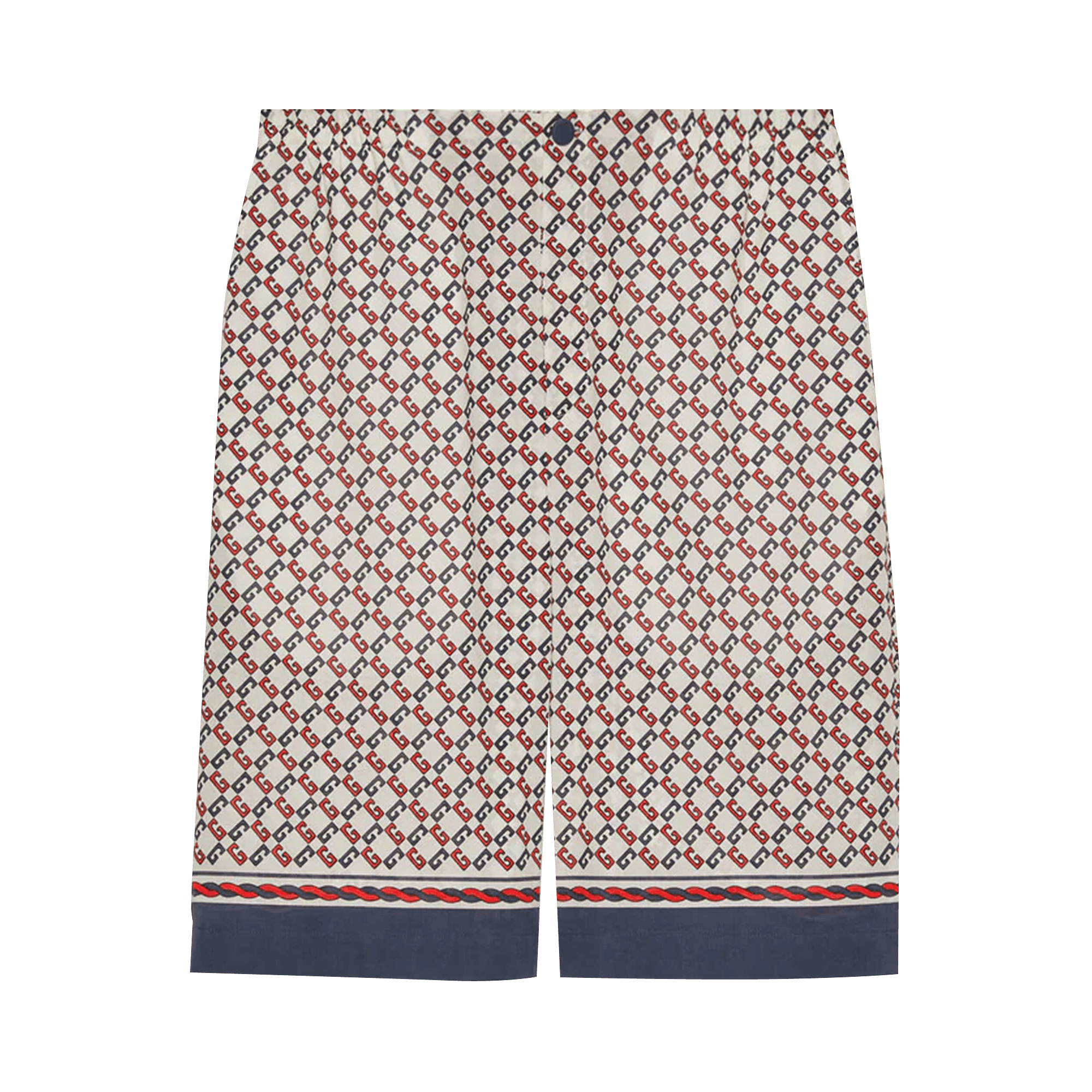 Gucci Geometric G Print Muslin Shorts 'Ivory'