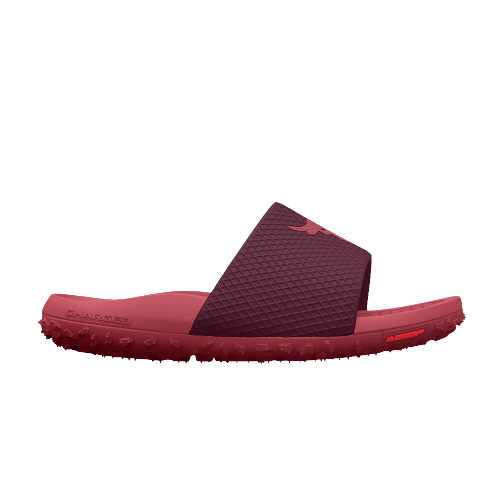 Under Armour Project Rock Slide 'Dark Maroon'