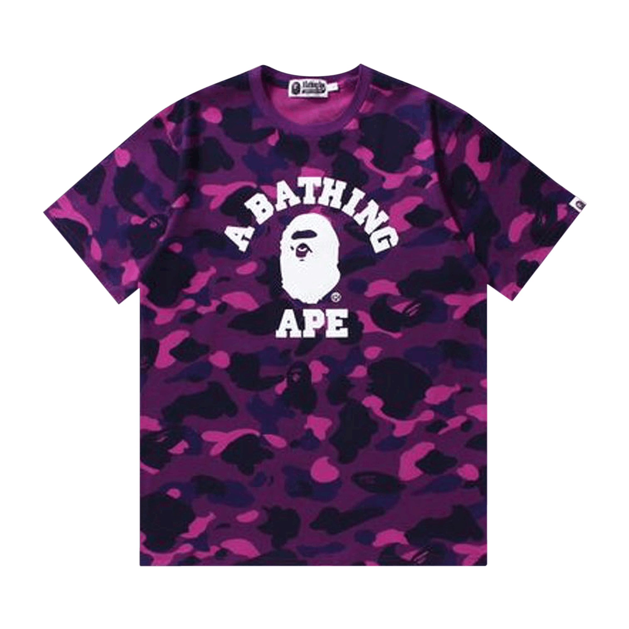 BAPE Color Camo College T-Shirt 'Purple'