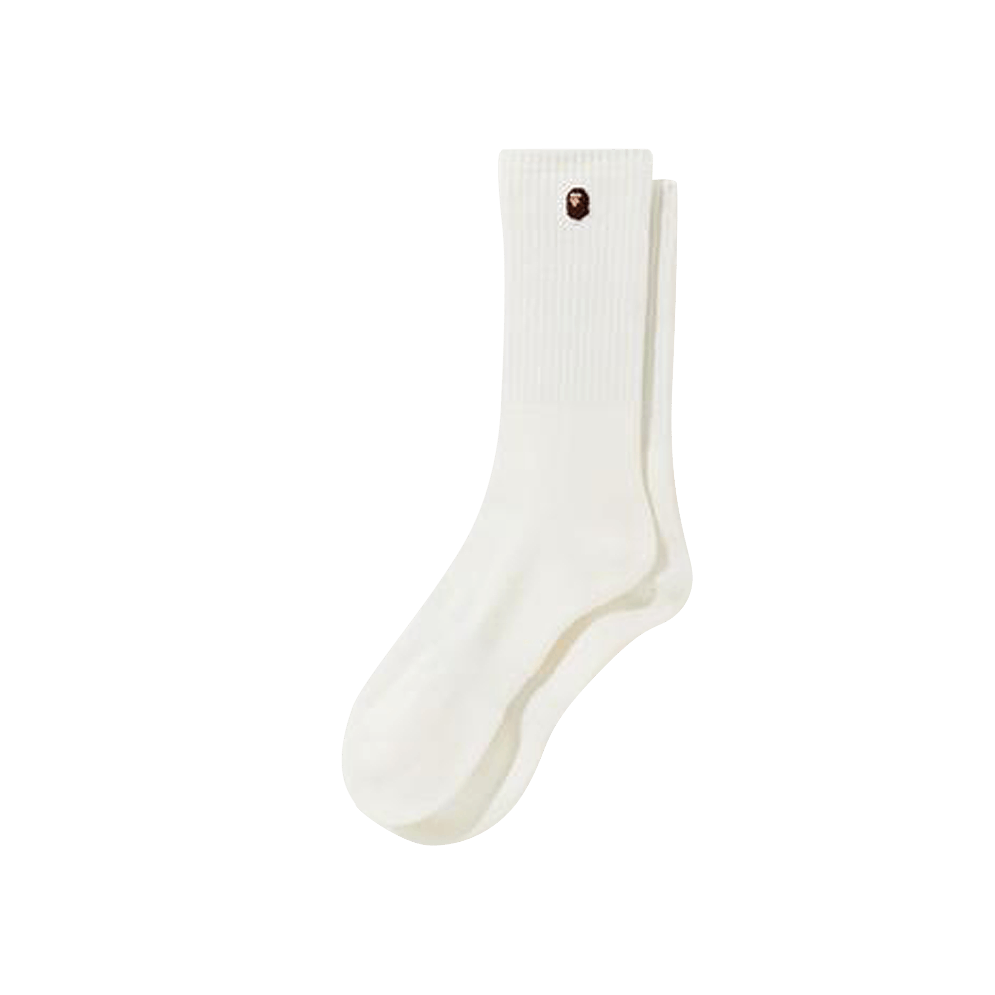 BAPE Ape Head Socks 'White'