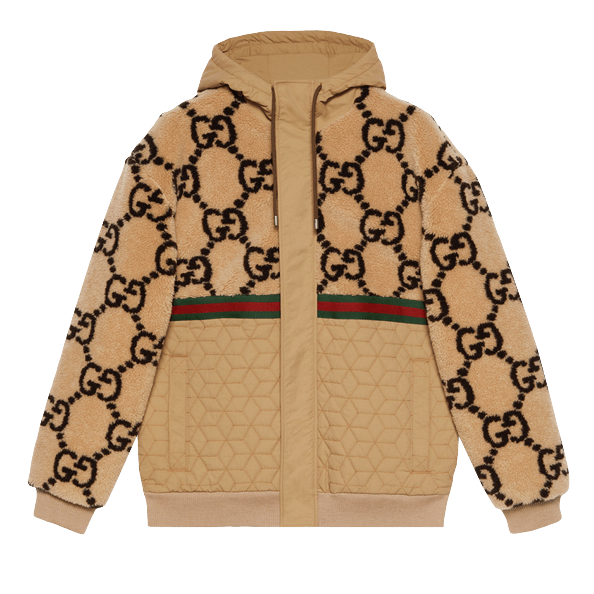 Gucci GG Jacquard Jacket 'Beige/Ebony'