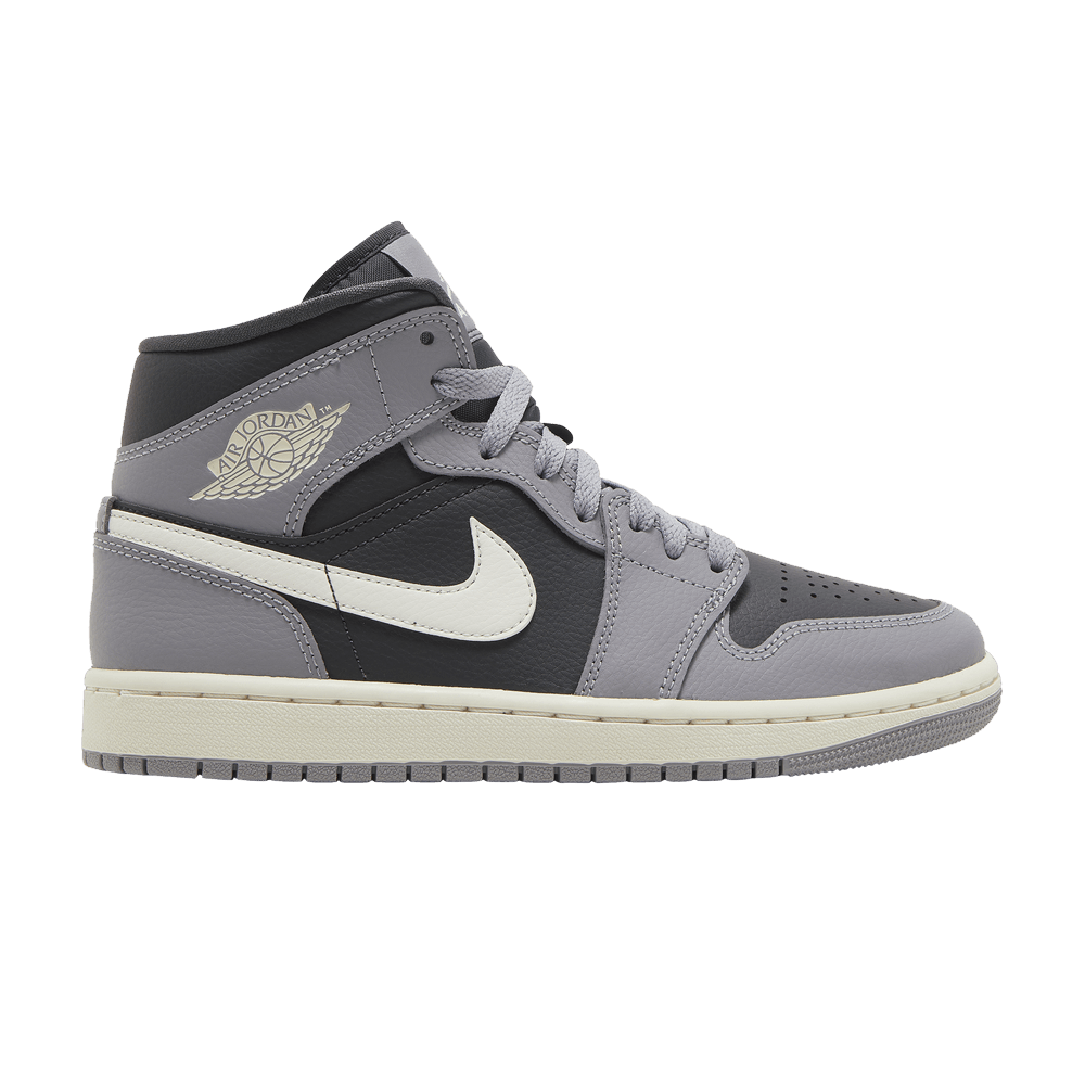Wmns Air Jordan 1 Mid 'Cement Grey'
