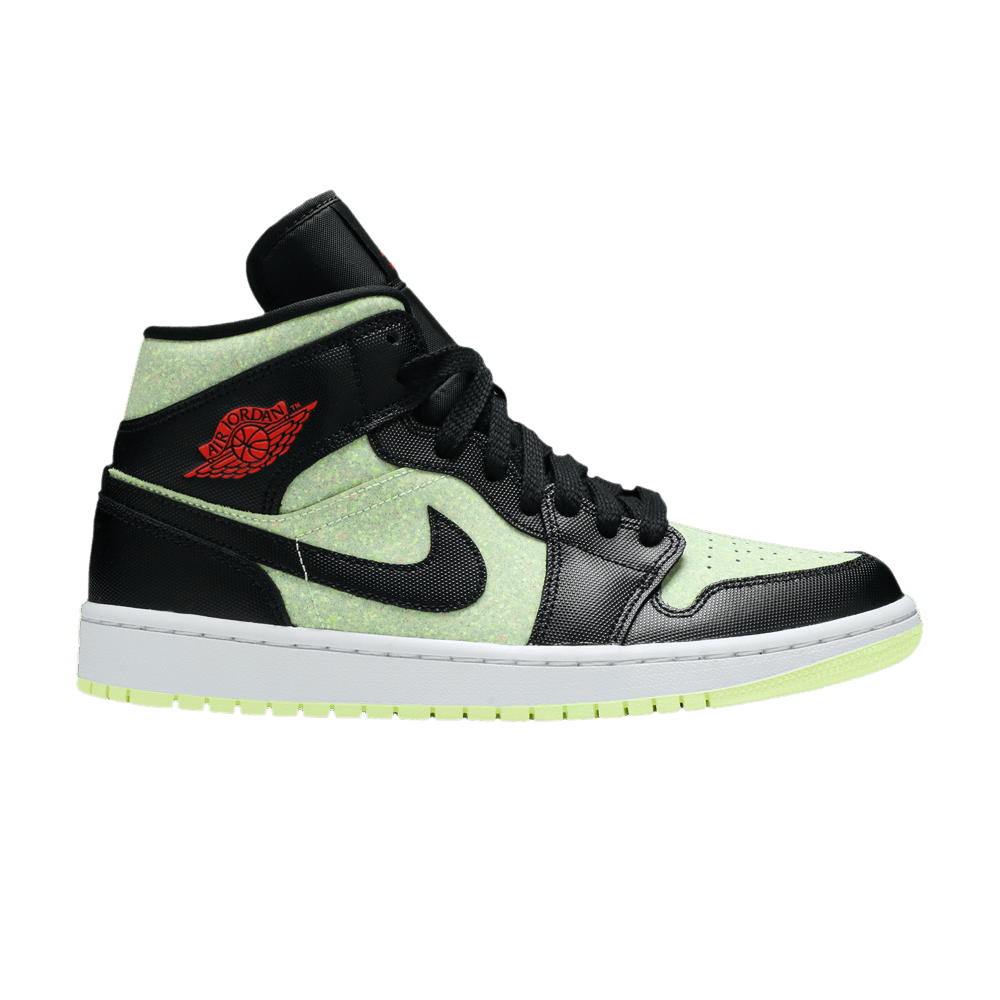 Wmns Air Jordan 1 Mid SE 'Black Barely Volt'
