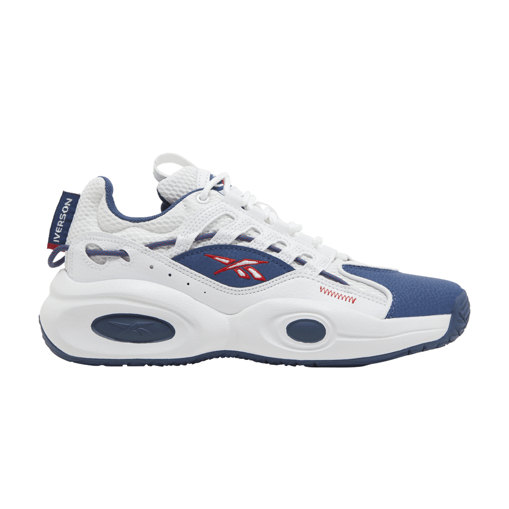 Reebok Solution Mid Big Kid 'White Batik Blue'
