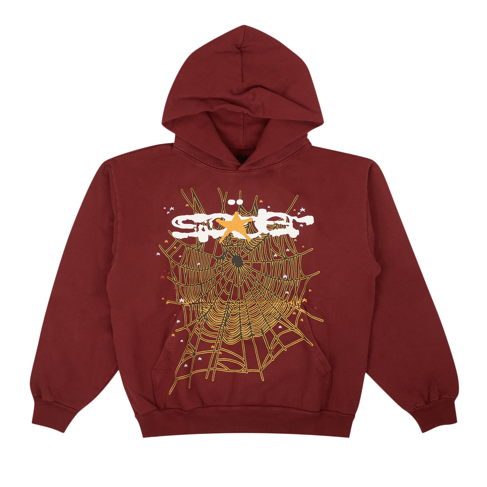 Sp5der Hoodie 'Maroon'