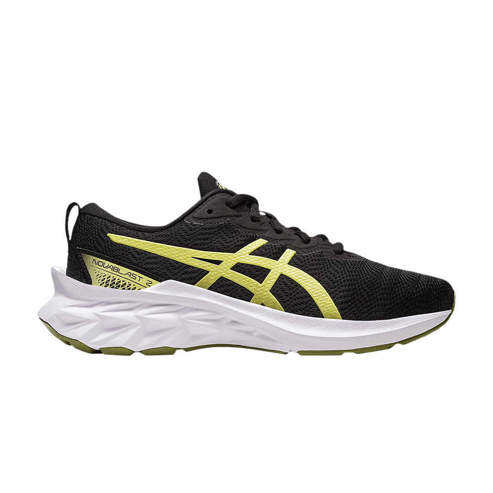 Asics Novablast 2 GS 'Black Glow Yellow'