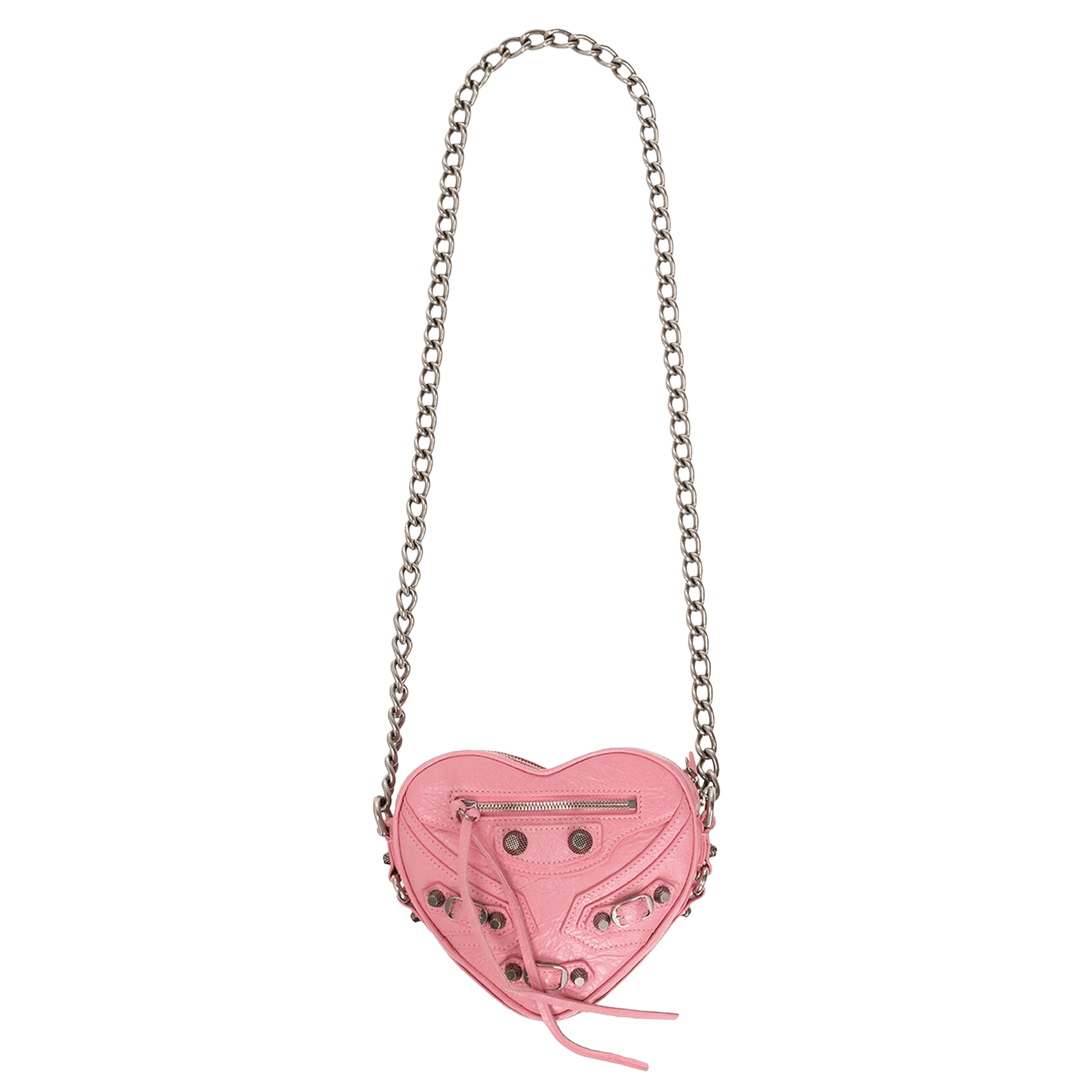 Balenciaga Cag Heart Mini Shoulder Bag 'Pink'