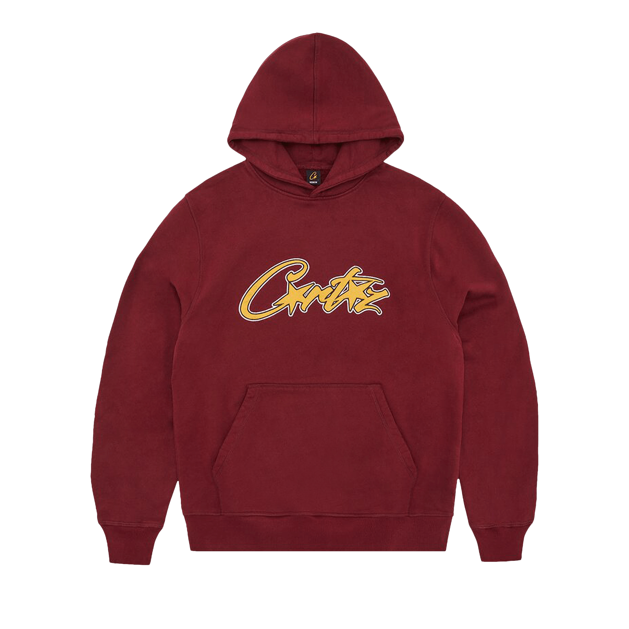 Corteiz Satin Applique Allstarz Hoodie 'Maroon'