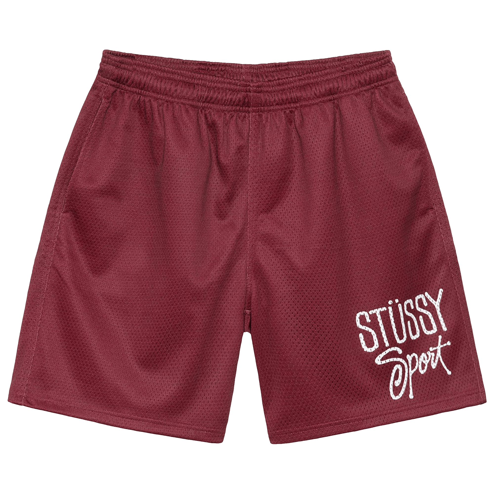 Stussy Mesh Short Sport 'Maroon'