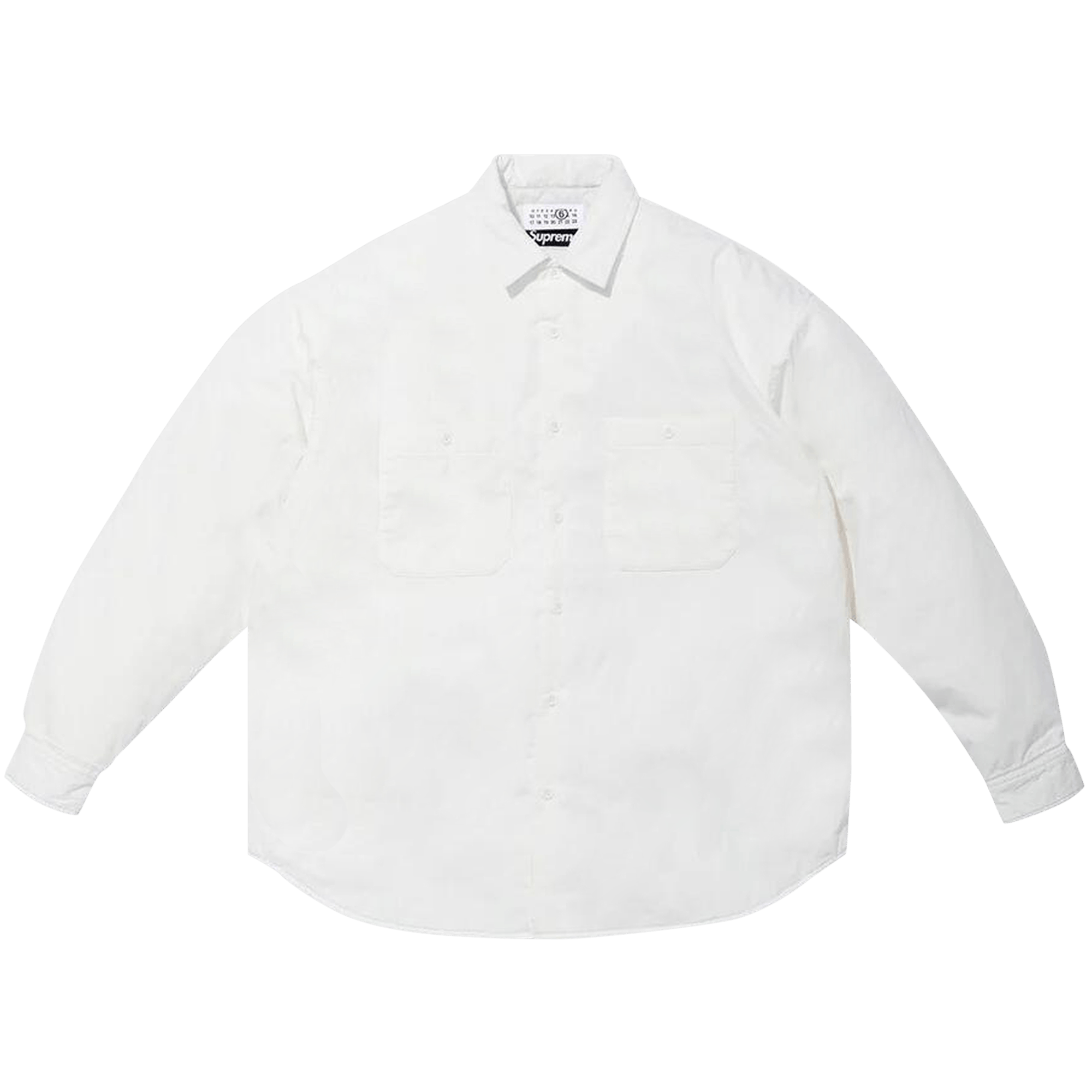 Supreme x MM6 Maison Margiela Padded Shirt 'White'