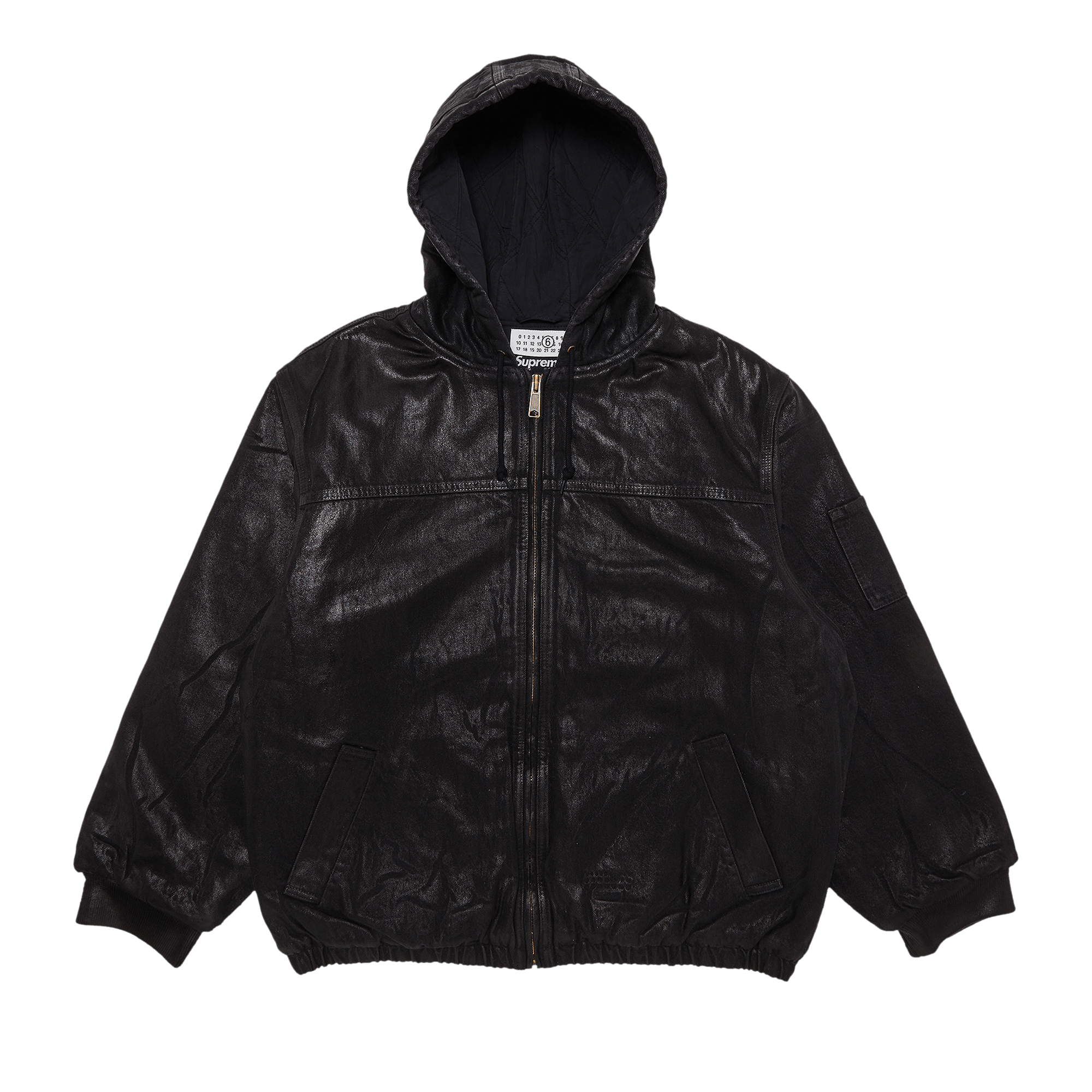 Supreme x MM6 Maison Margiela Foil Hooded Work Jacket 'Black'