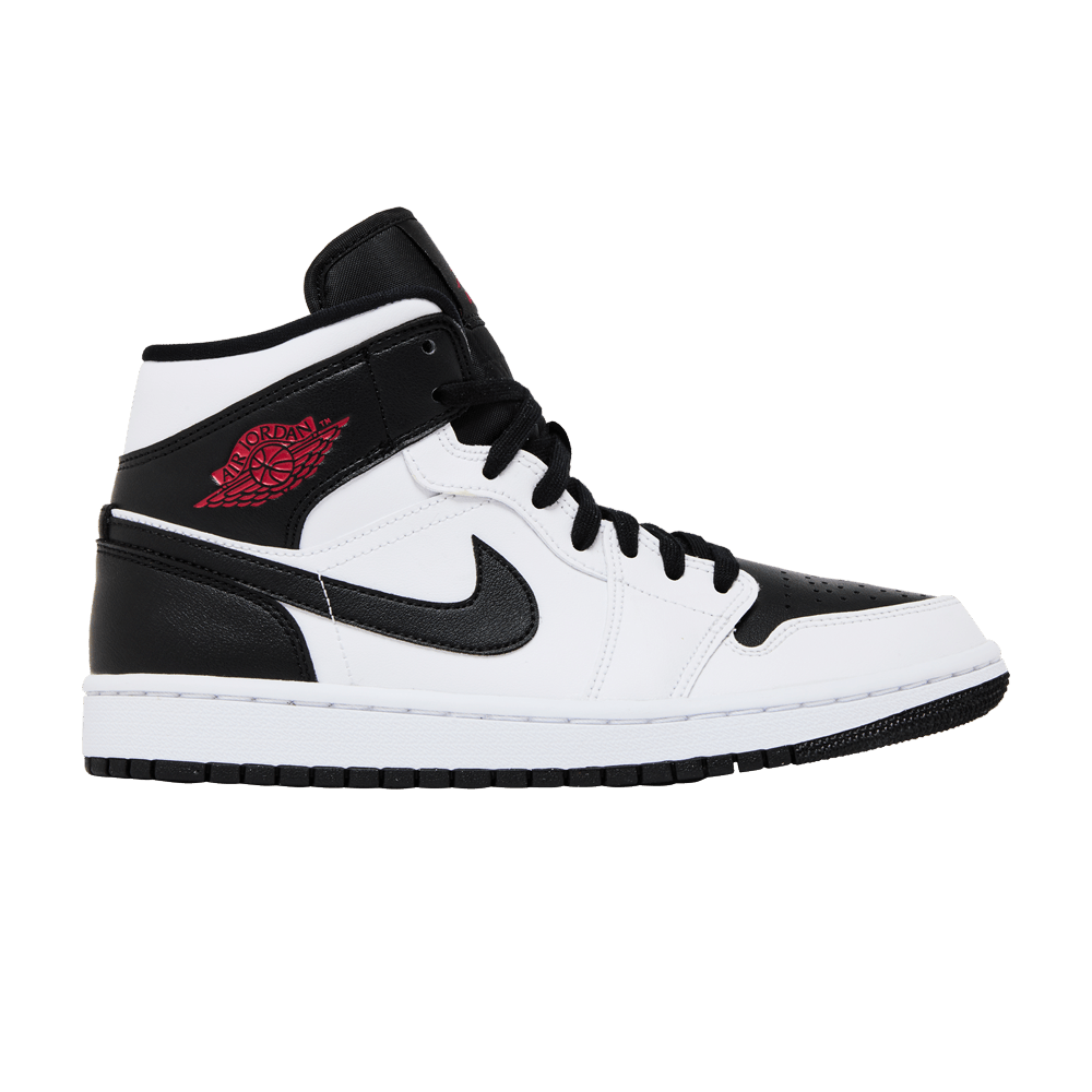 Wmns Air Jordan 1 Mid 'White Black'