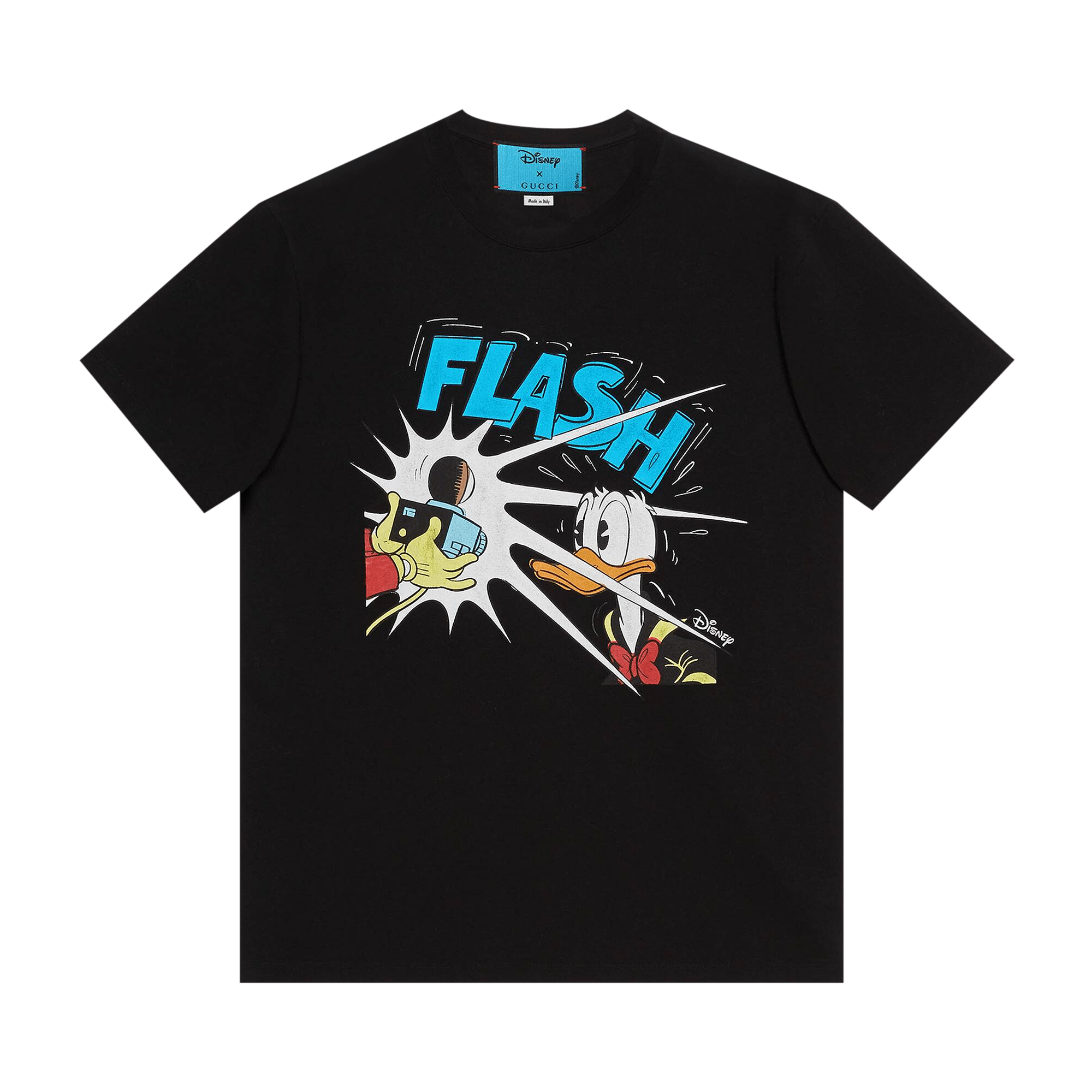 Gucci x Disney Donald Duck Print T-Shirt 'Black/Multicolor'