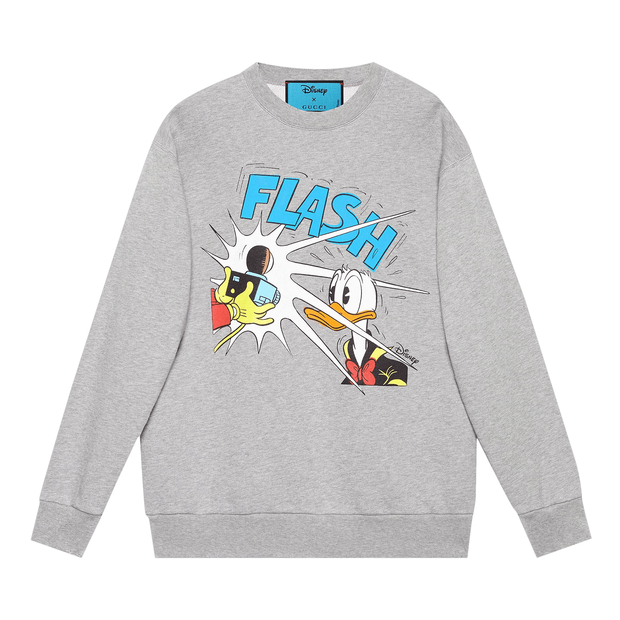 Gucci x Disney Donald Duck Sweatshirt 'Grey Melange'