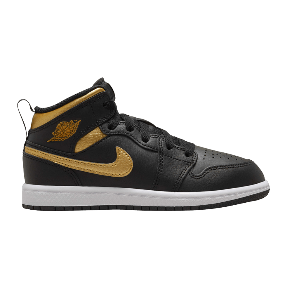 Air Jordan 1 Mid PS 'Black Metallic Gold'