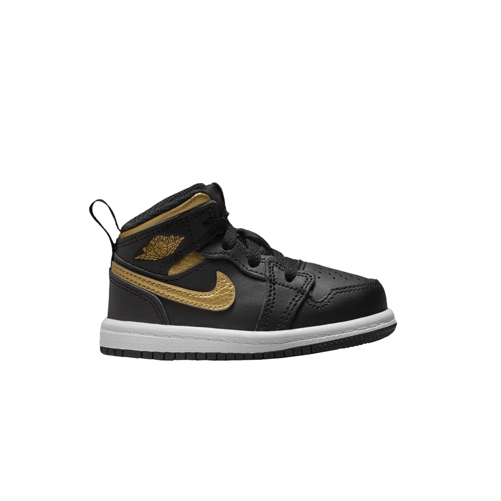 Air Jordan 1 Mid TD 'Black Metallic Gold'