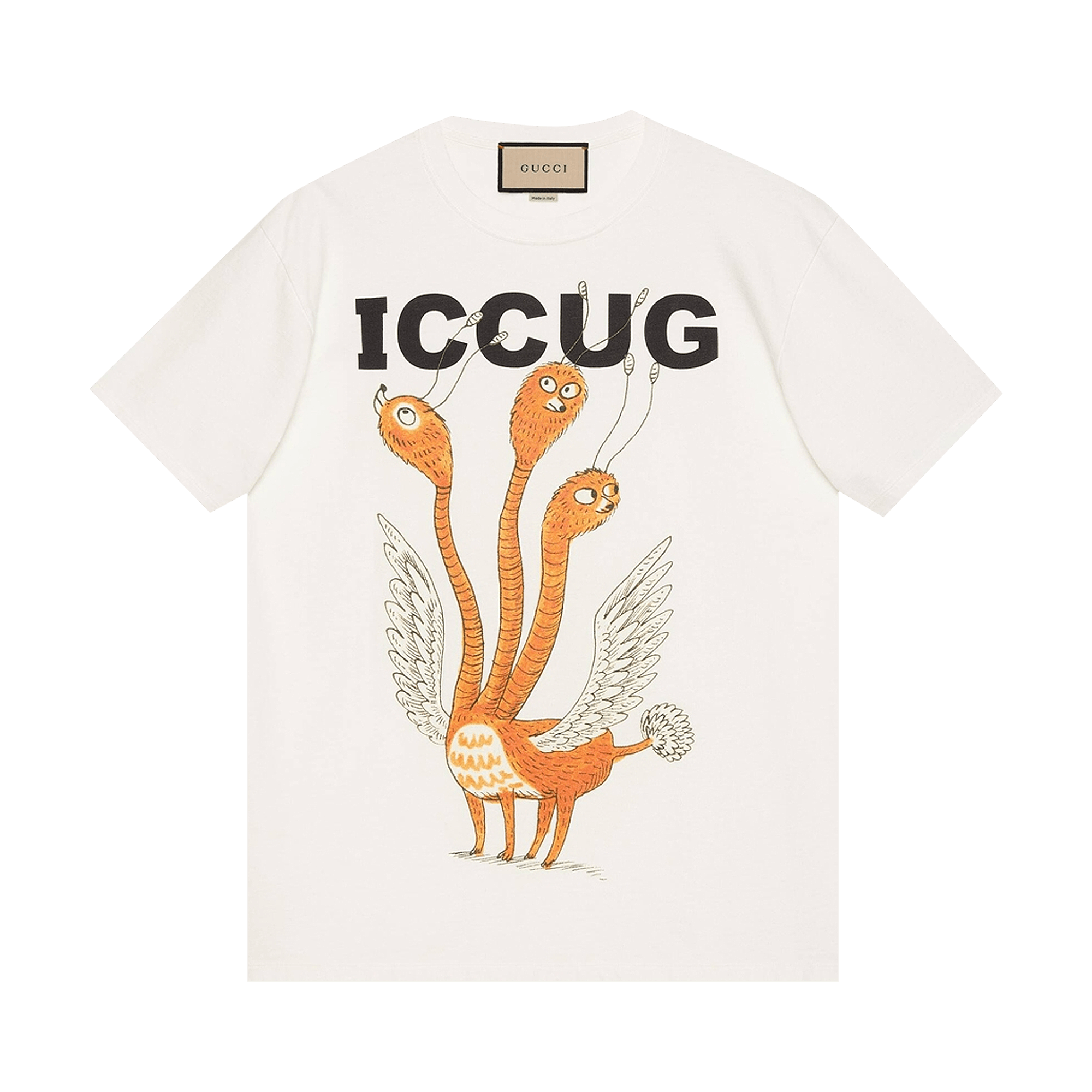 Gucci Freya Hartas Iccug Print T-Shirt 'Sunlight'