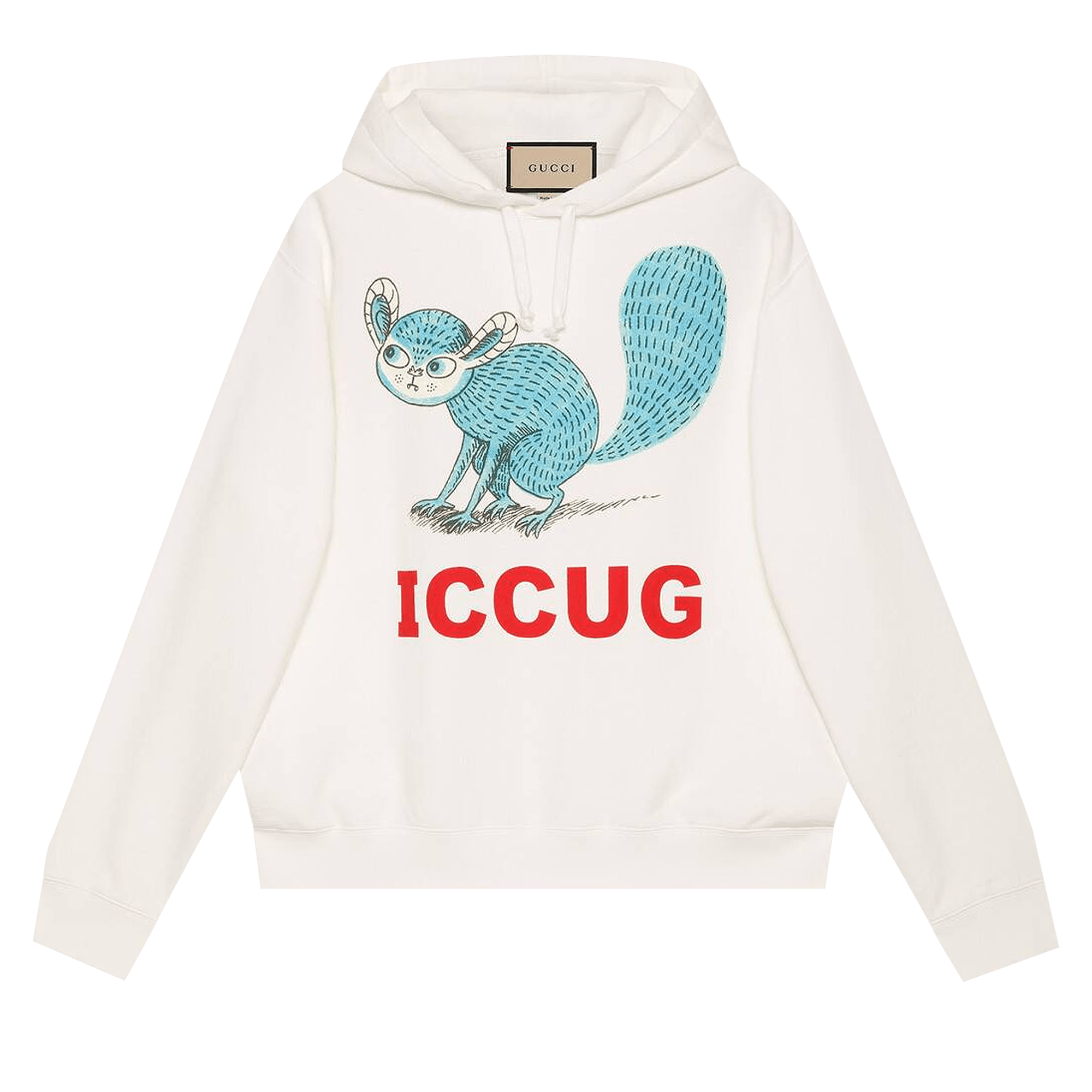 Gucci Sweatshirt With Iccug Animal Print By Freya Hartas 'Sunlight'
