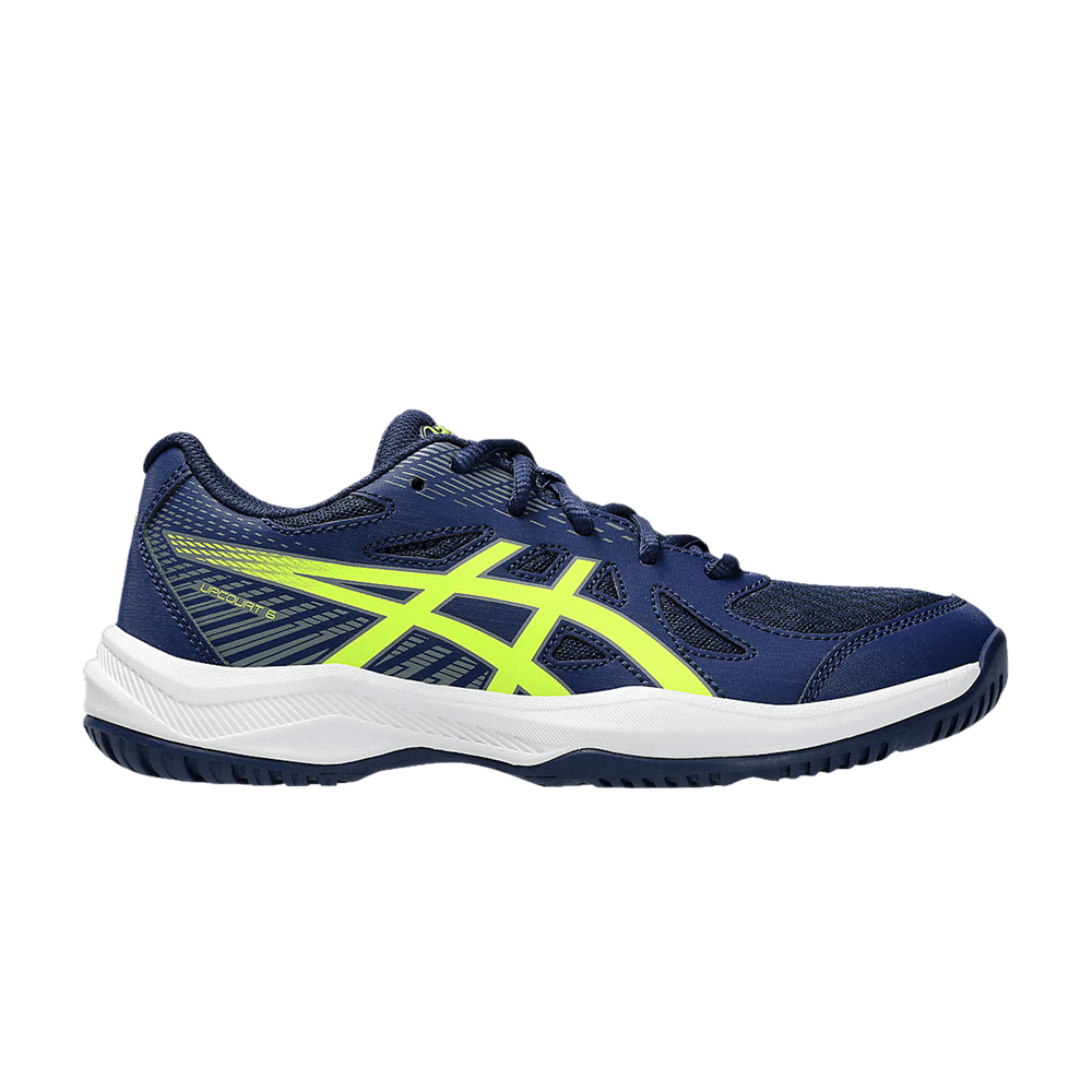 Asics Upcourt 6 GS 'Blue Expanse Safety Yellow'