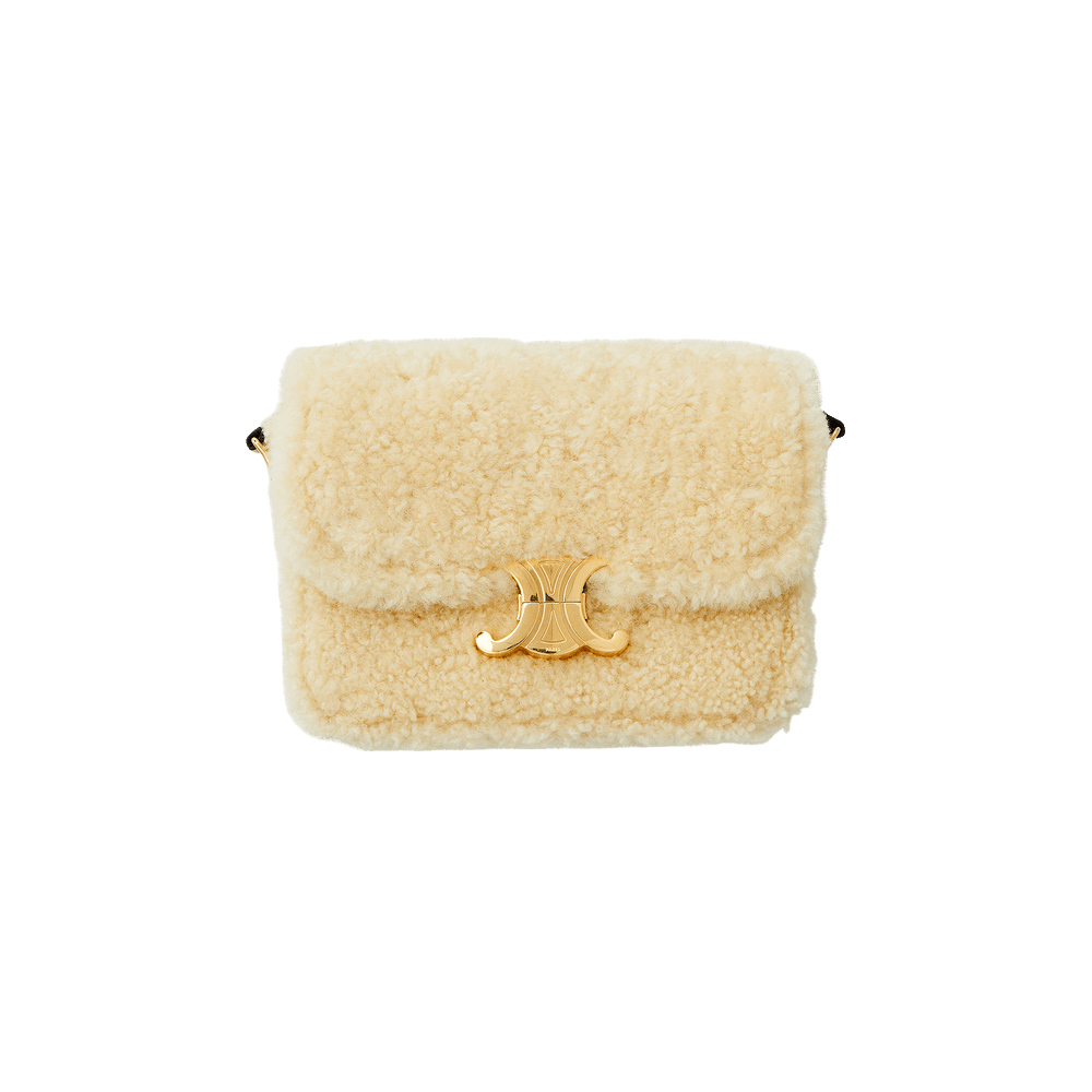 CELINE Teen Triomphe Bag 'Ivory'