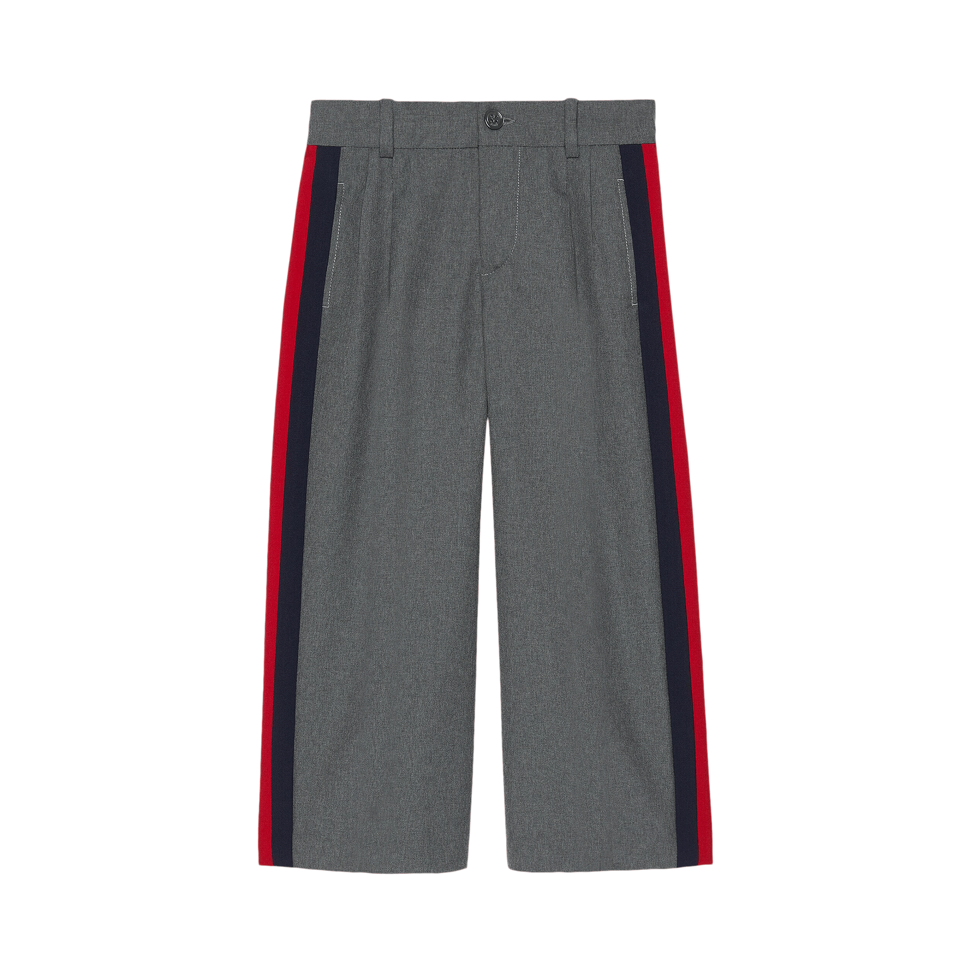 Gucci Kids Sylvie Web Trousers 'Grey'