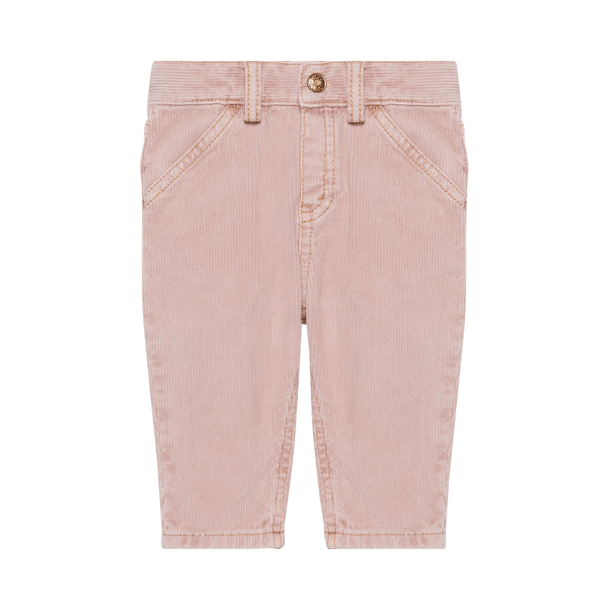Gucci Kids Horsebit Corduroy Pants 'Light Red'