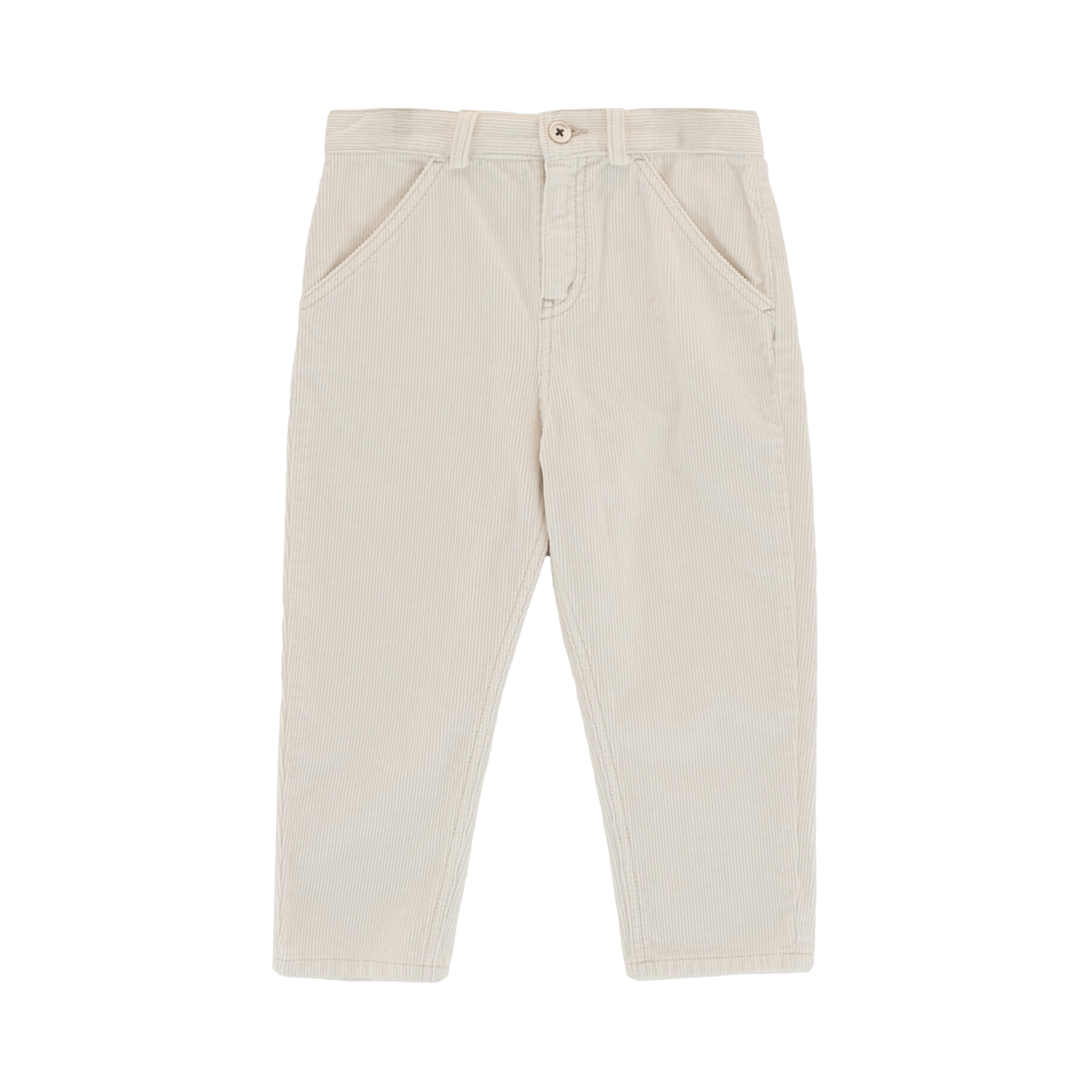 Gucci Kids Velvet Corduroy Pants 'White'