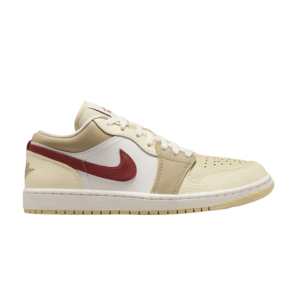 Wmns Air Jordan 1 Low 'Desert Khaki Red Sepia'