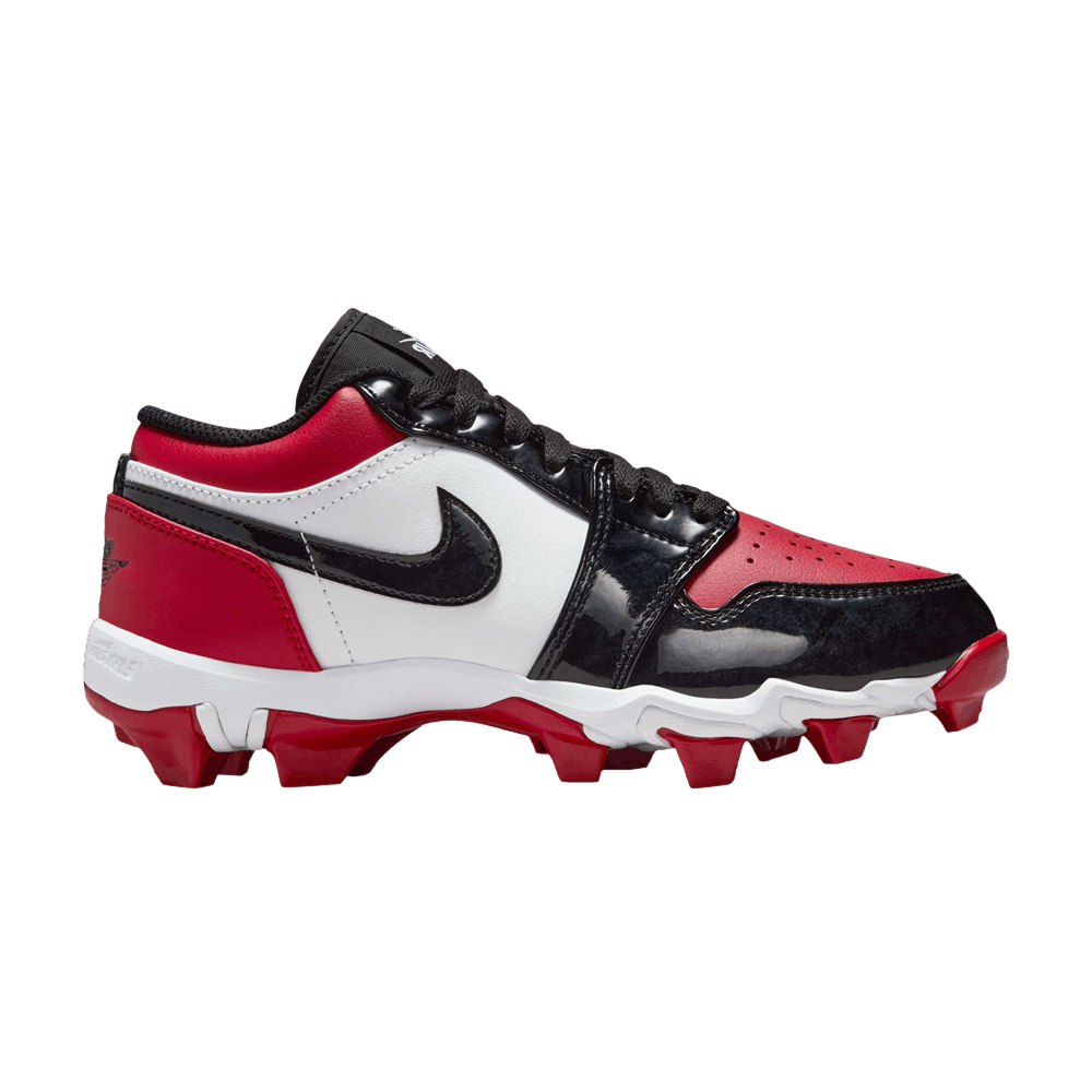 Air Jordan 1 Low Cleat GS 'Bred Toe'