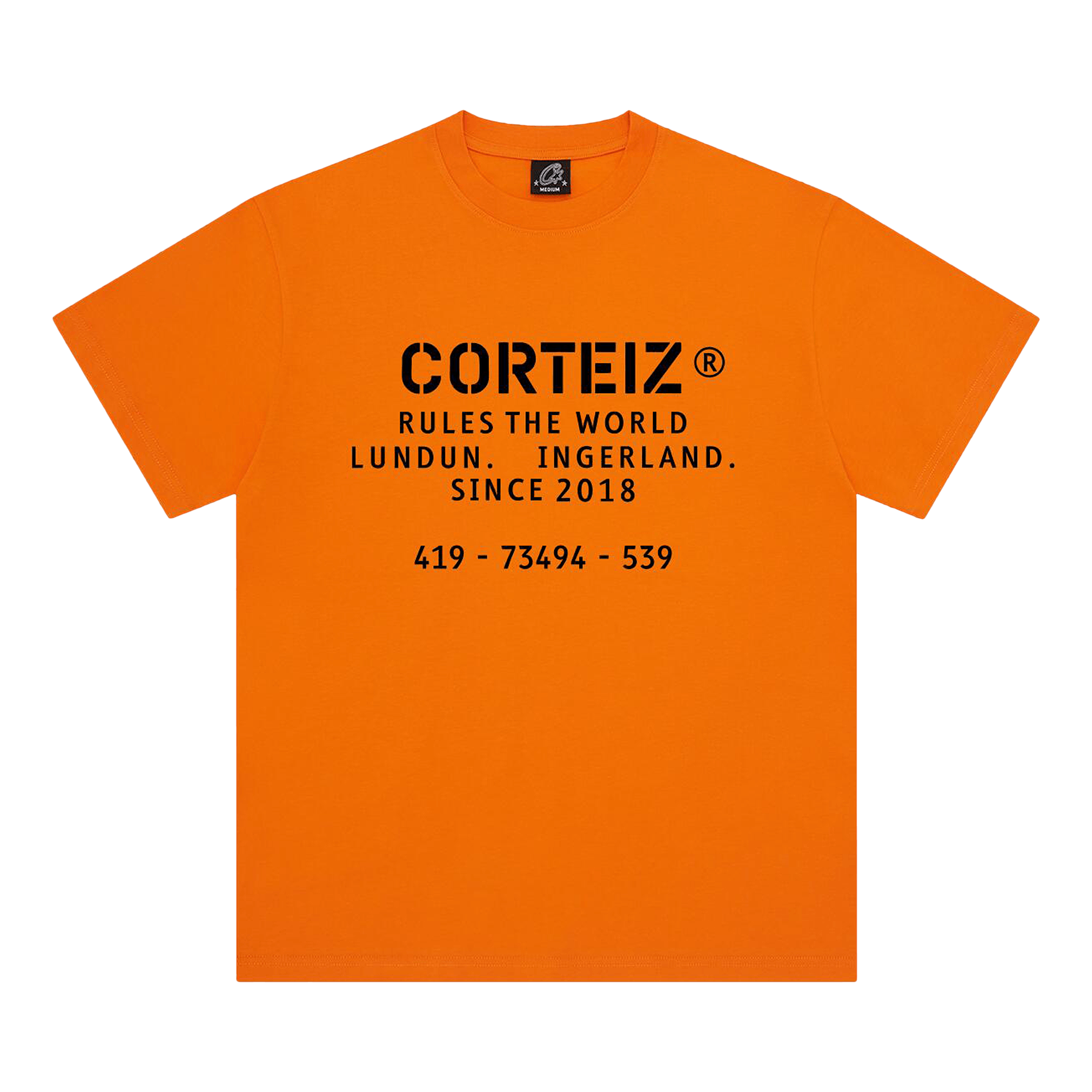 Corteiz OG Stencil Tee 'Orange'