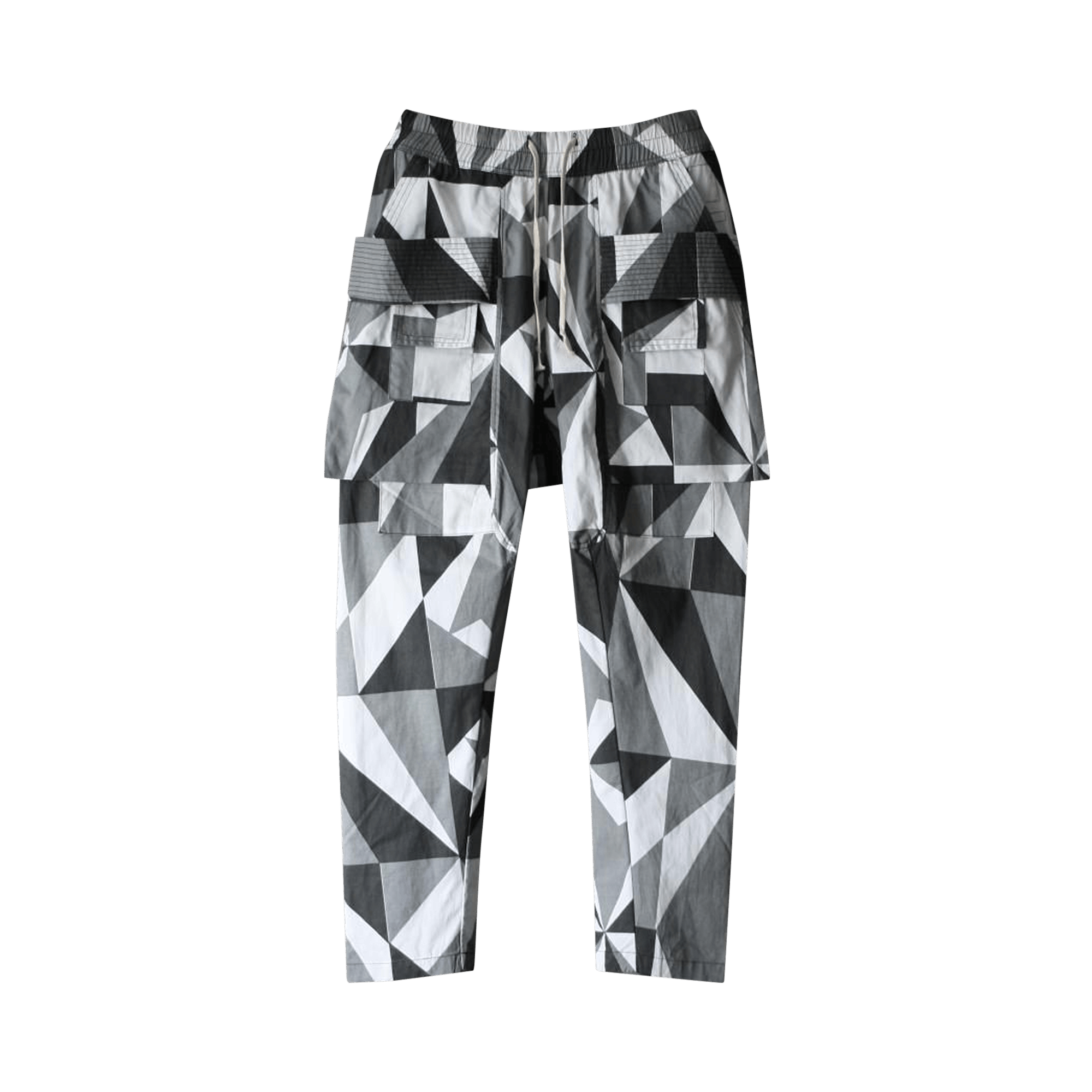 Rick Owens DRKSHDW Geometric Creatch Cargo Pant 'Multicolor'