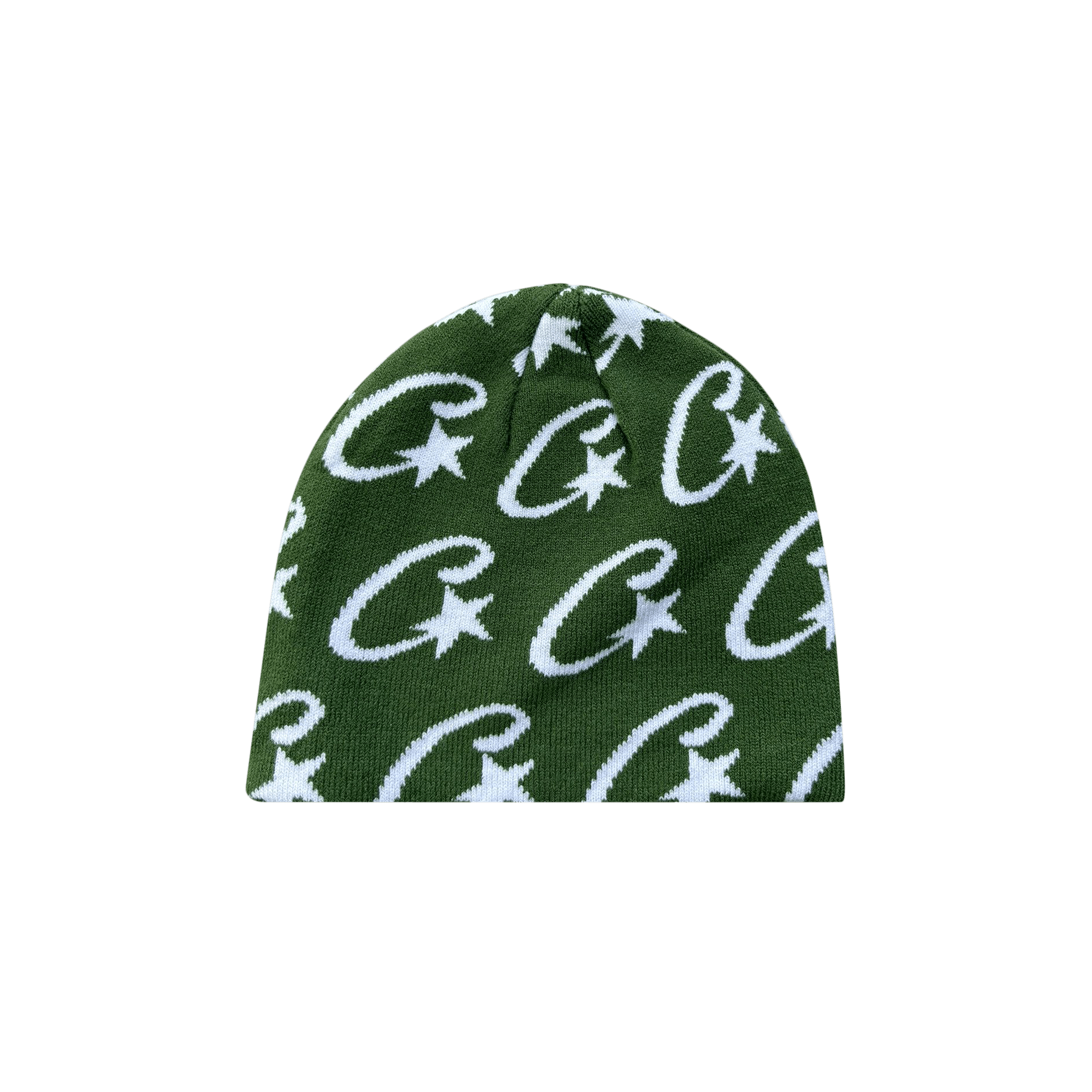 Corteiz C-Star Monogram Beanie 'Green'