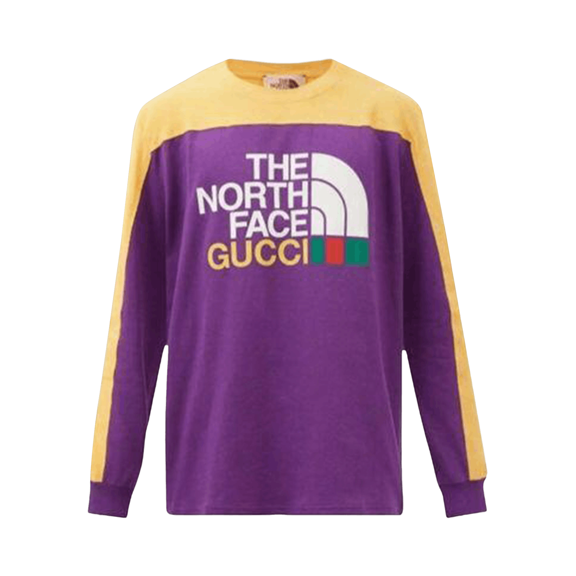Gucci x The North Face Long-Sleeve T-Shirt 'Purple/Yellow'