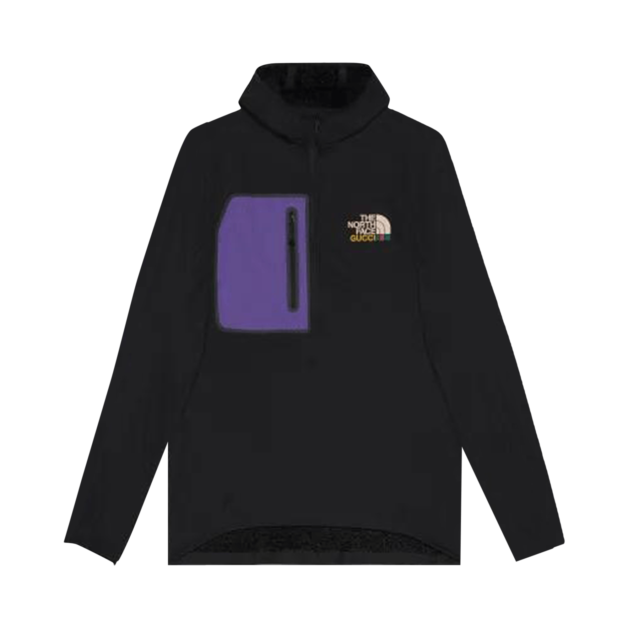 Gucci x The North Face Fleece Pullover 'Black/Purple'