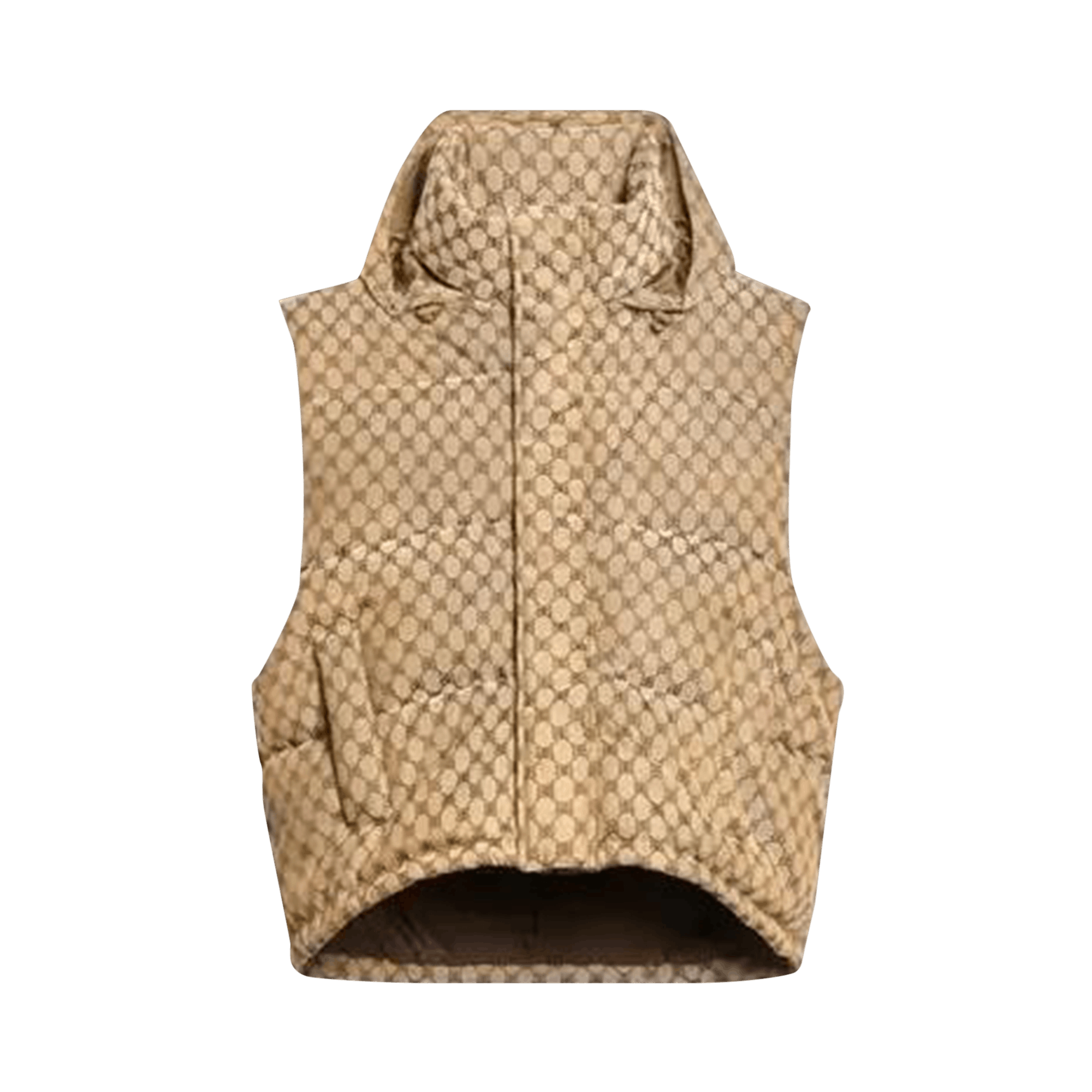 Gucci x Balenciaga The Hacker Project Hacker Cocoon Puffer Gilet Vest 'Beige/Ebony'
