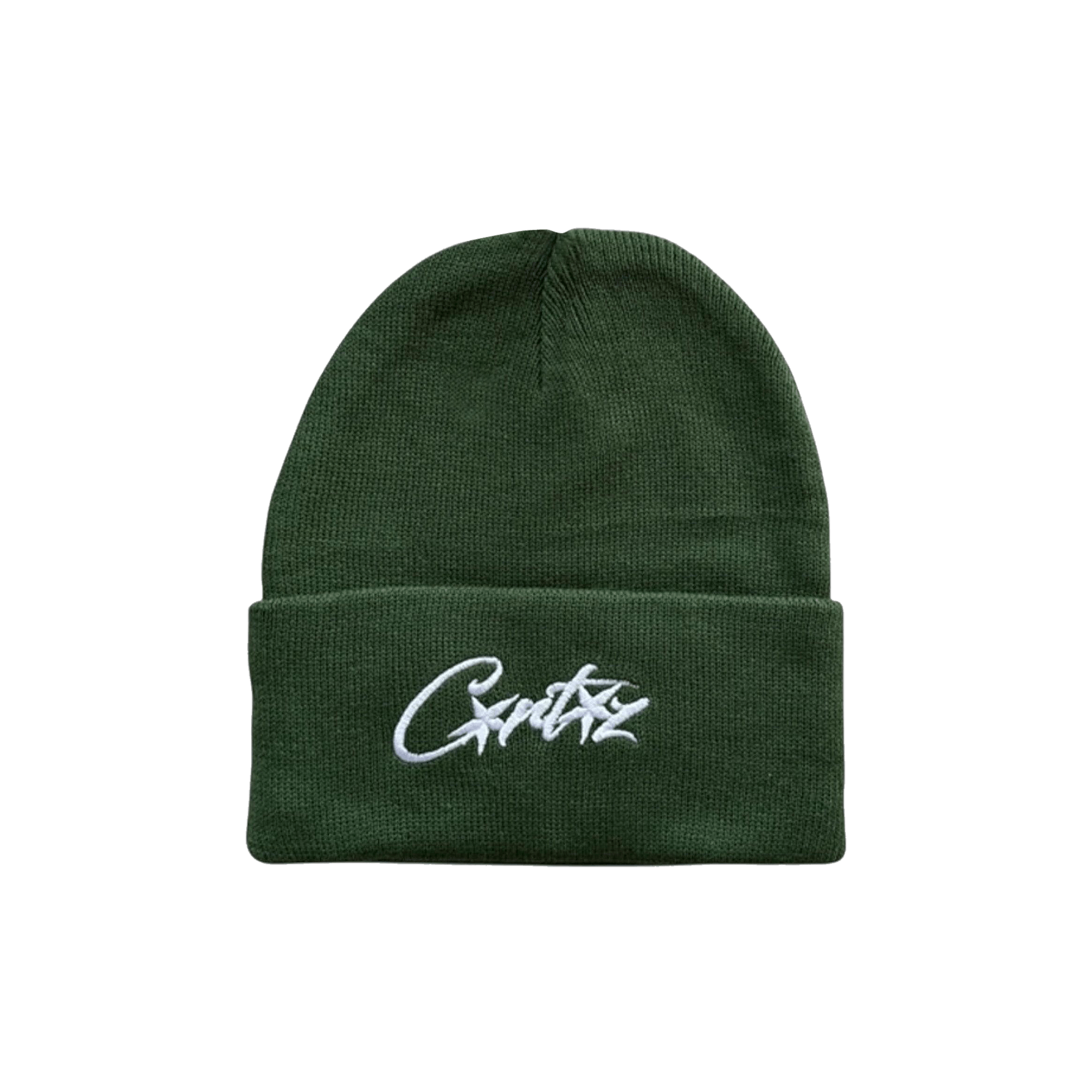 Corteiz Allstarz Folded Beanie 'Green'