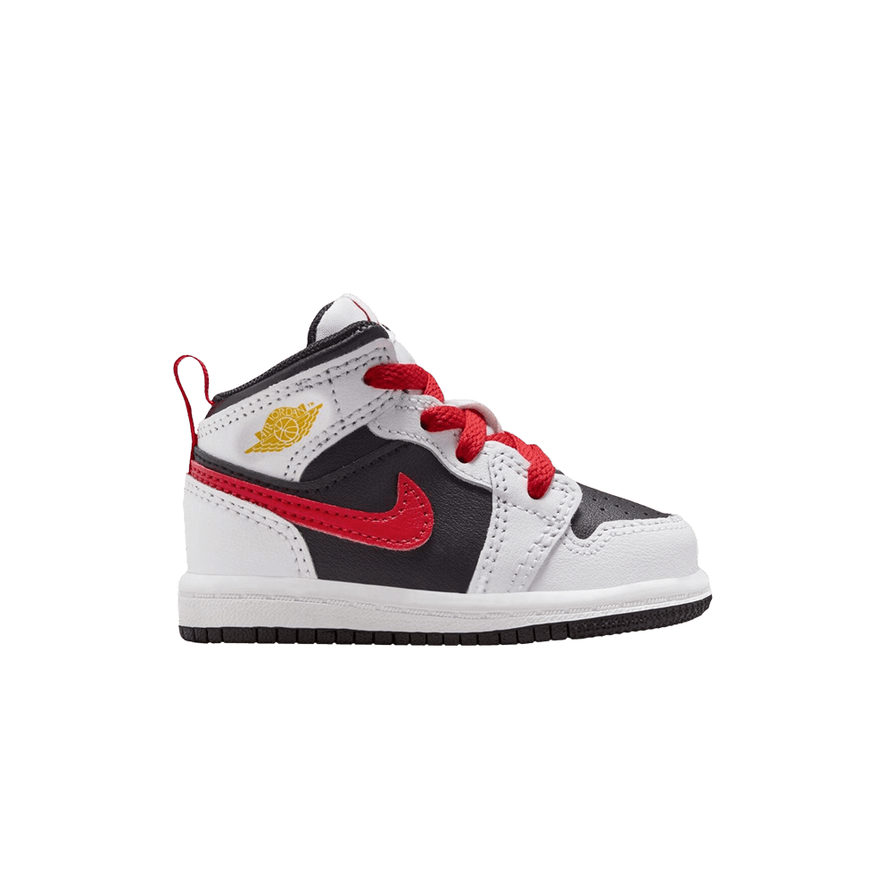 Air Jordan 1 Mid TD 'Black White Speed Red'