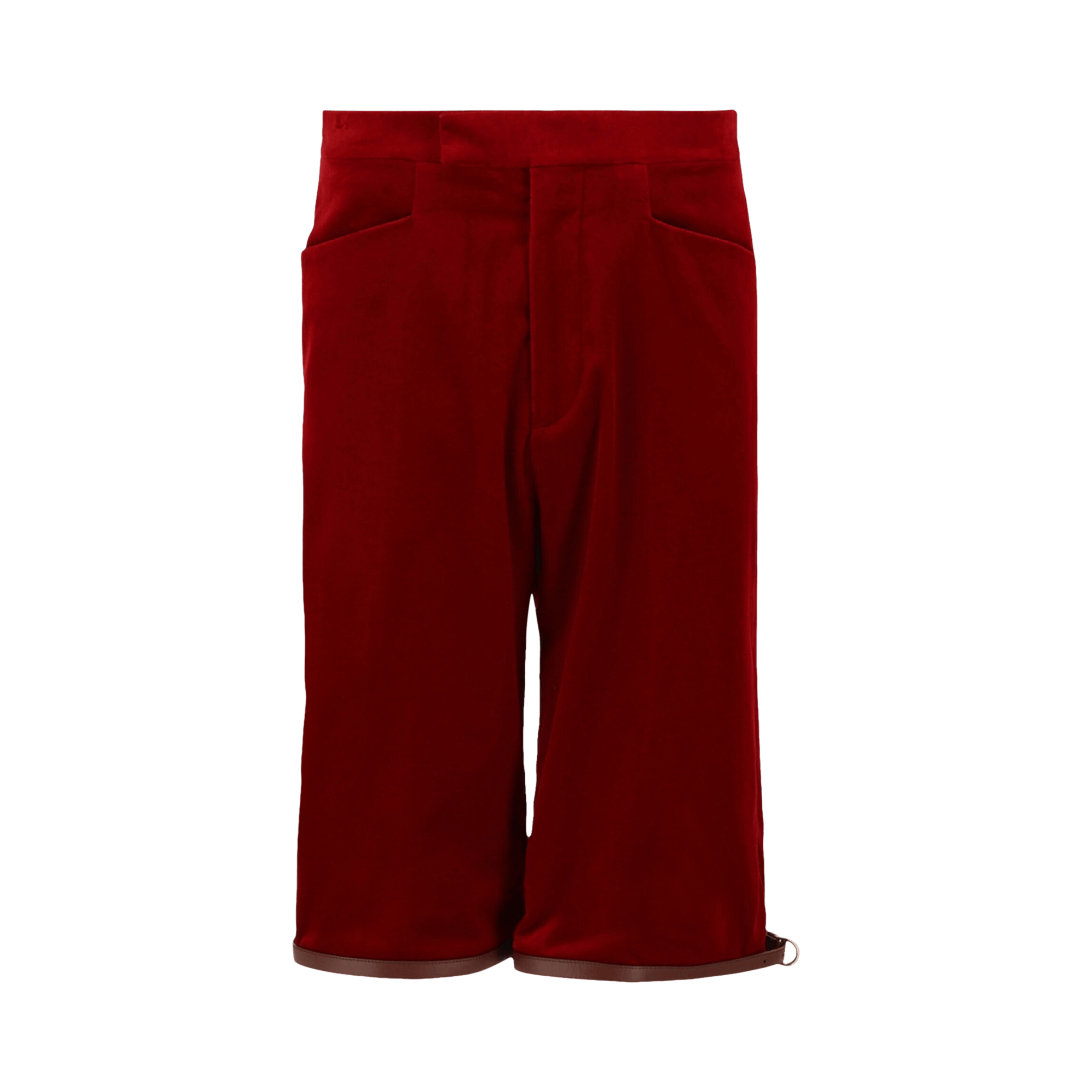 Gucci Stretch Velvet Shorts 'Red'