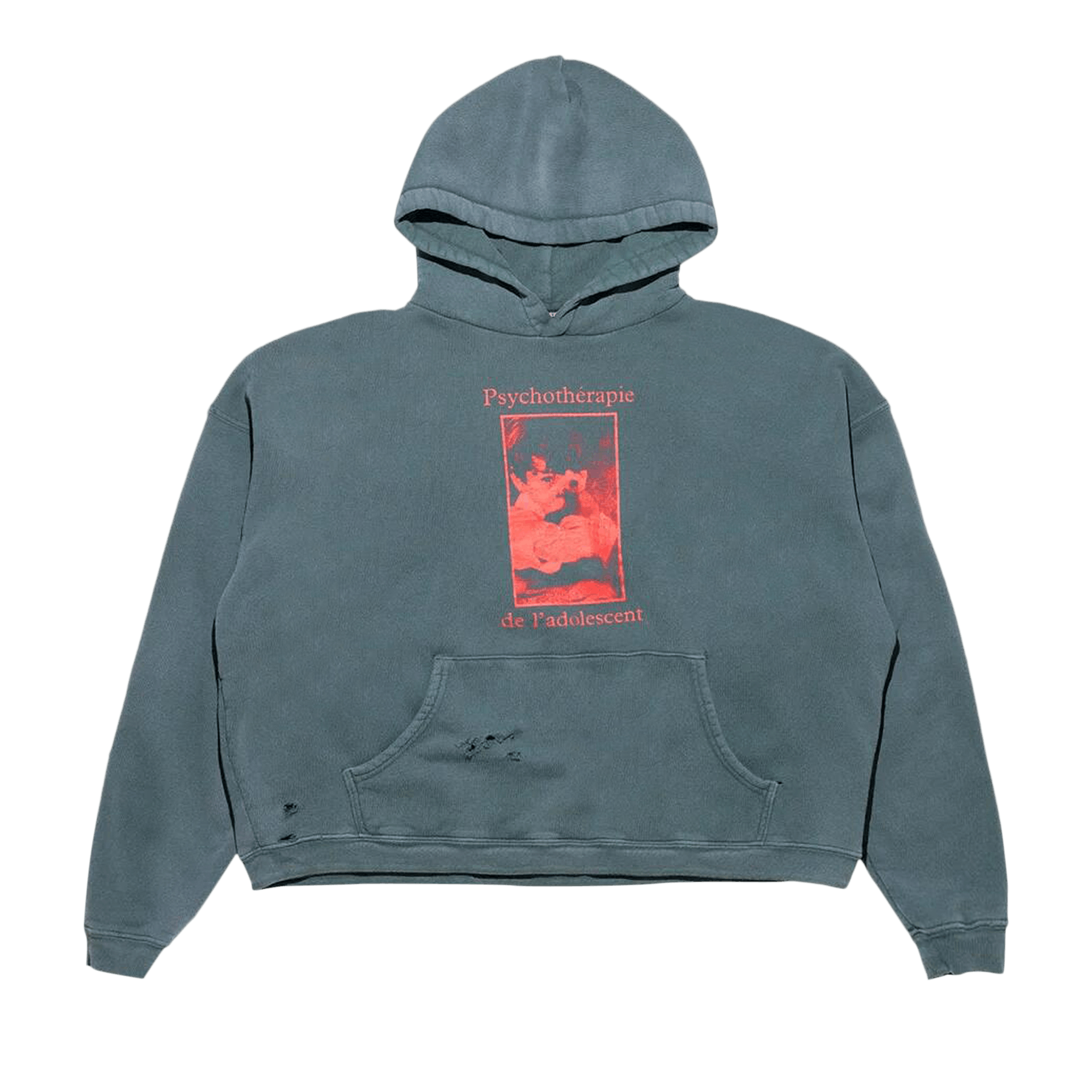 Enfants Riches Déprimés Psychotherapie De L'adolescent Hoodie 'Antique Green'