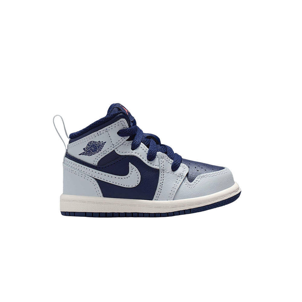 Air Jordan 1 Mid TD 'Blue Void/Summit White/Hot Lava/Pure Platinum'