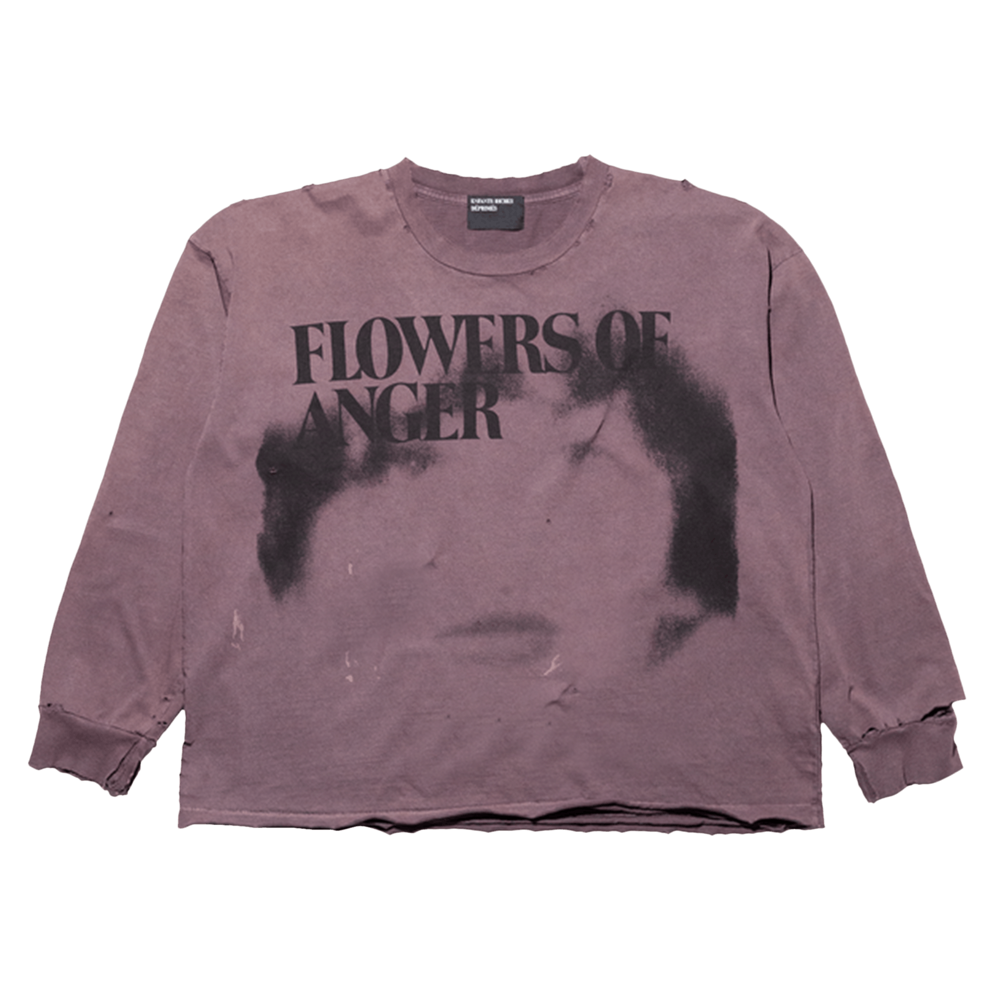 Enfants Riches Déprimés Flowers Of Anger Long-Sleeve T-Shirt 'Antique Brown'