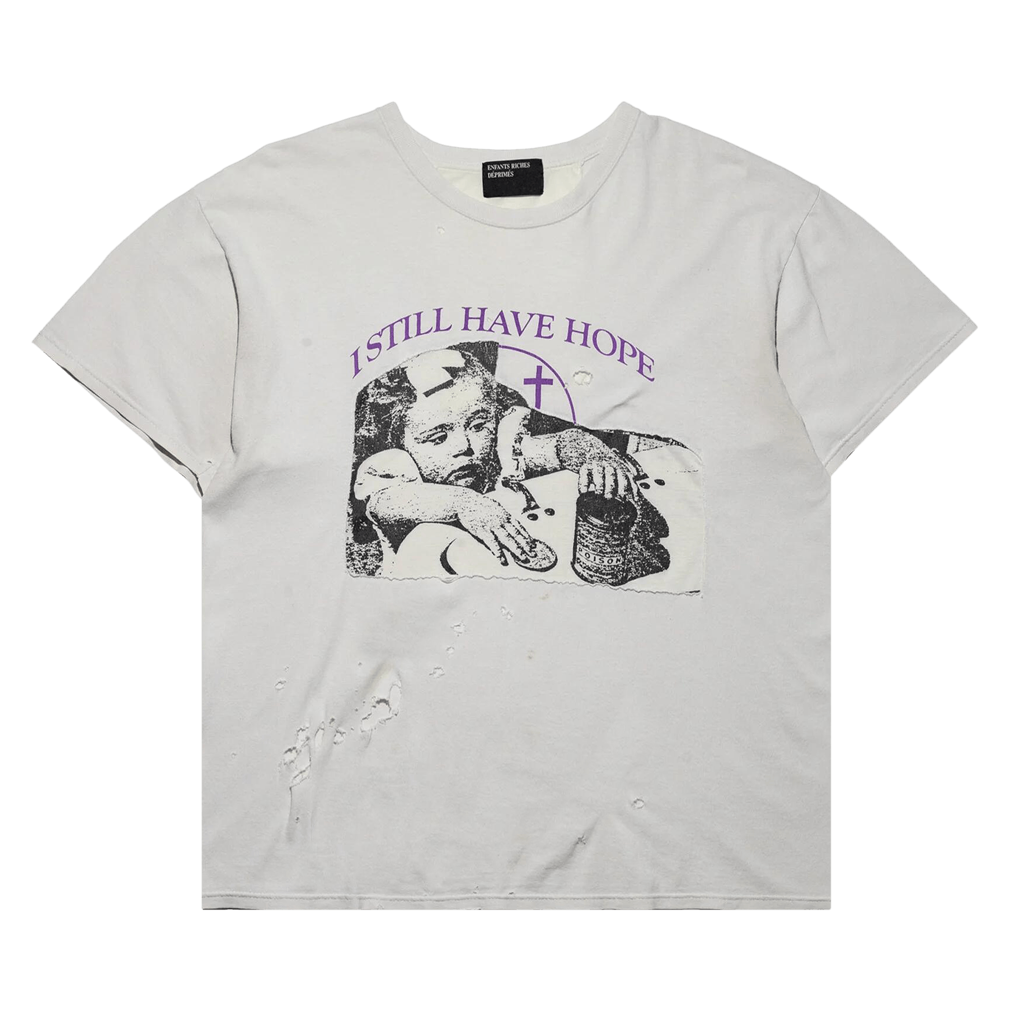 Enfants Riches Déprimés I Still Have Hope Assemblage T-Shirt 'Ivory/Purple'