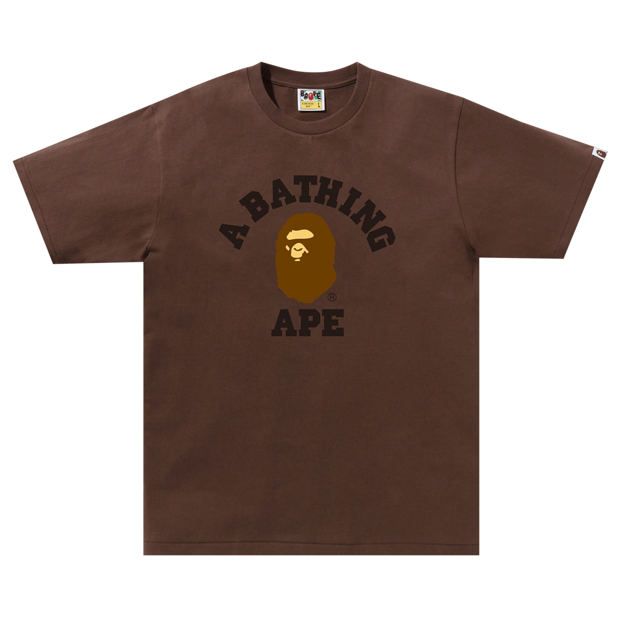 BAPE College Tee 'Brown'