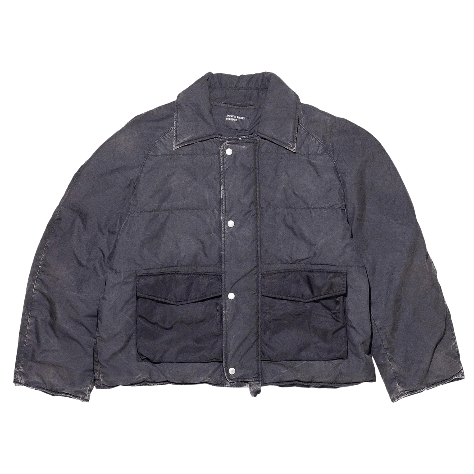 Enfants Riches Déprimés Collared Military Puffer 'Black'