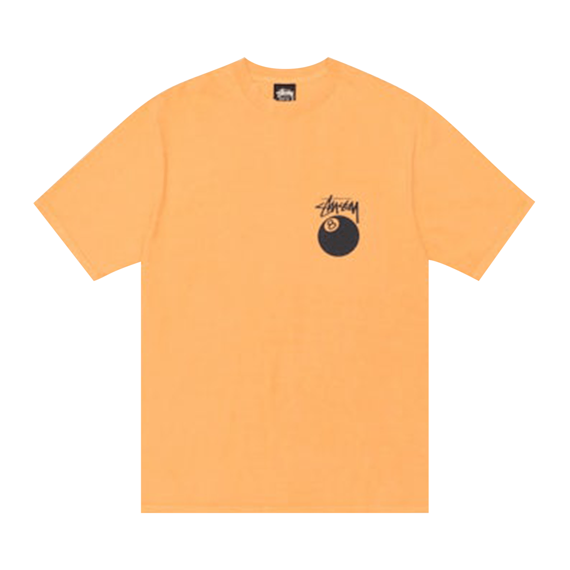 Stussy 8 Ball Tee Pigment Dyed T-Shirt 'Orange'