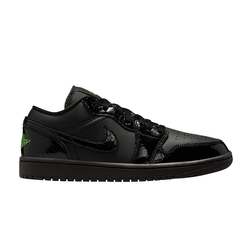 Air Jordan Wmns 1 Low SE 'Black Scream Green'