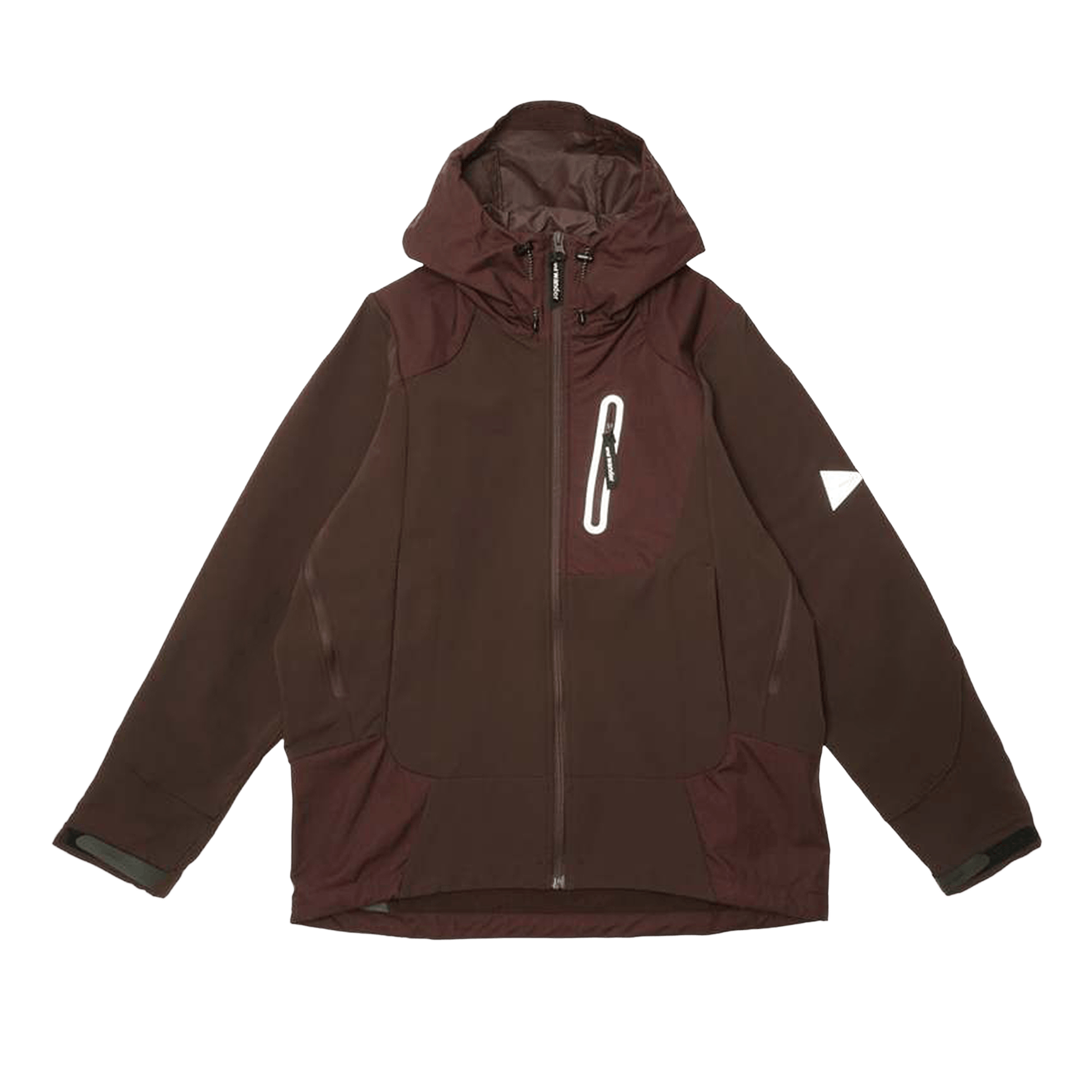 And Wander Stretch Shell Jacket 'Bordeaux'