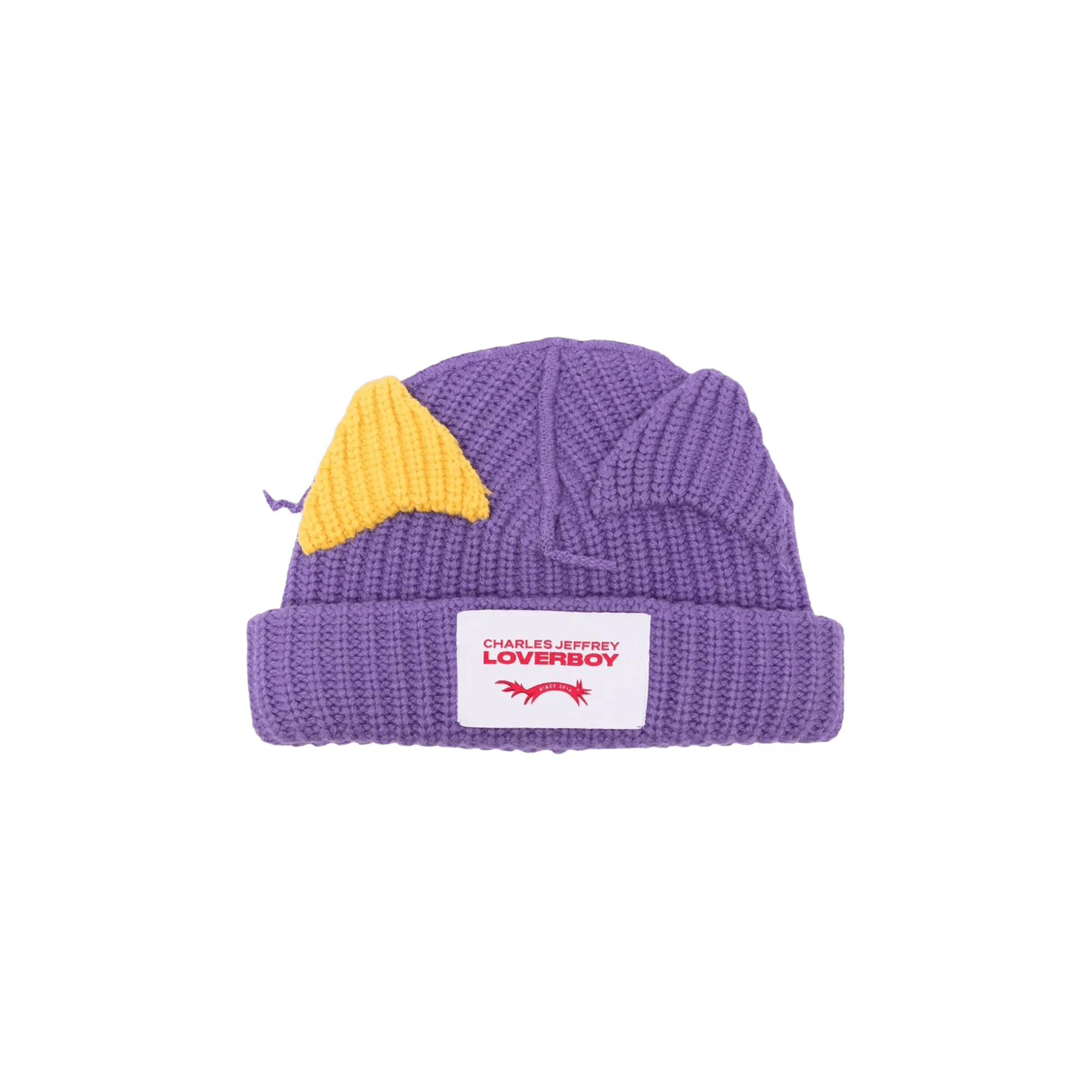 Charles Jeffrey Loverboy Chunky Ears Beanie 'Purple'
