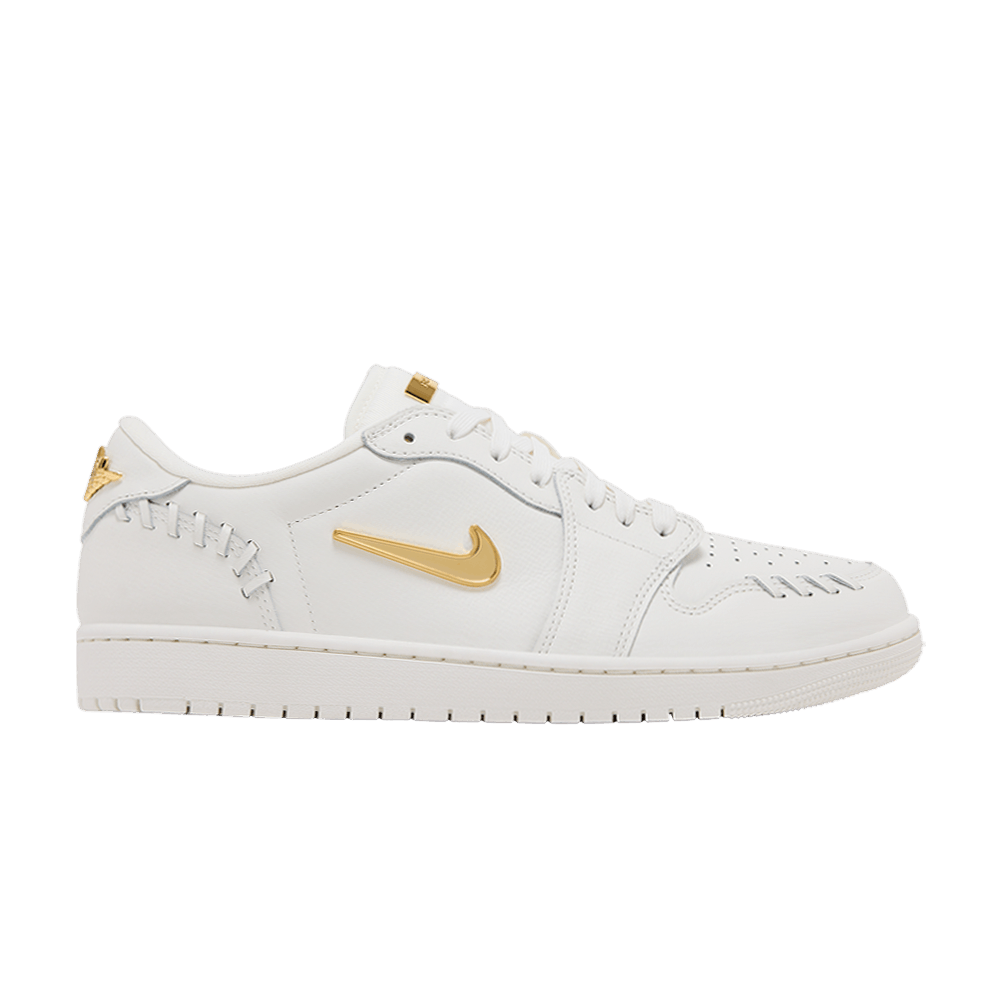 Wmns Air Jordan 1 Low Method of Make 'Sail Metallic Gold'